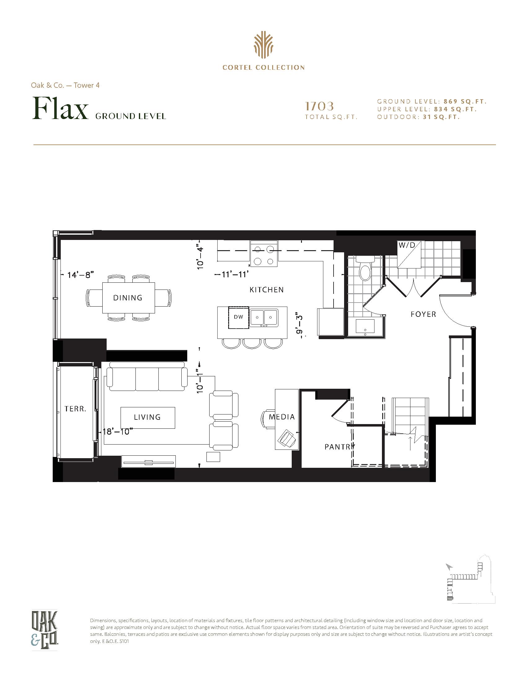 Flax floor plan