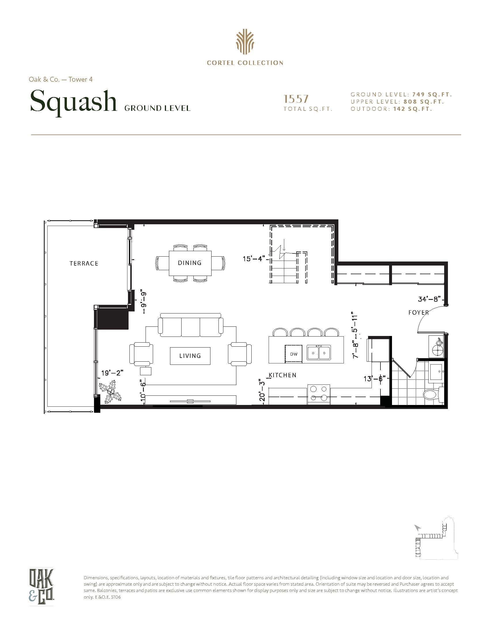 Squash floor plan