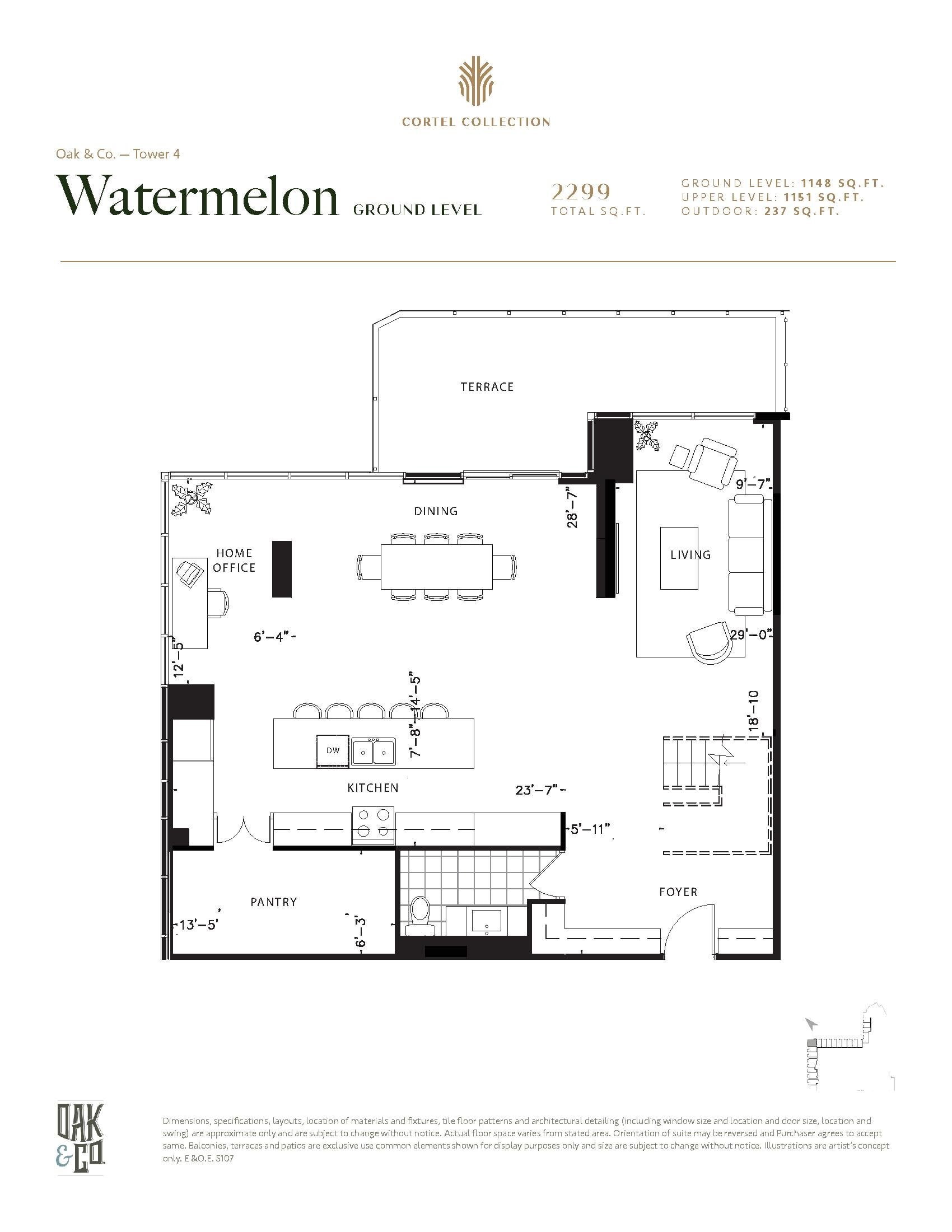 Watermelon floor plan