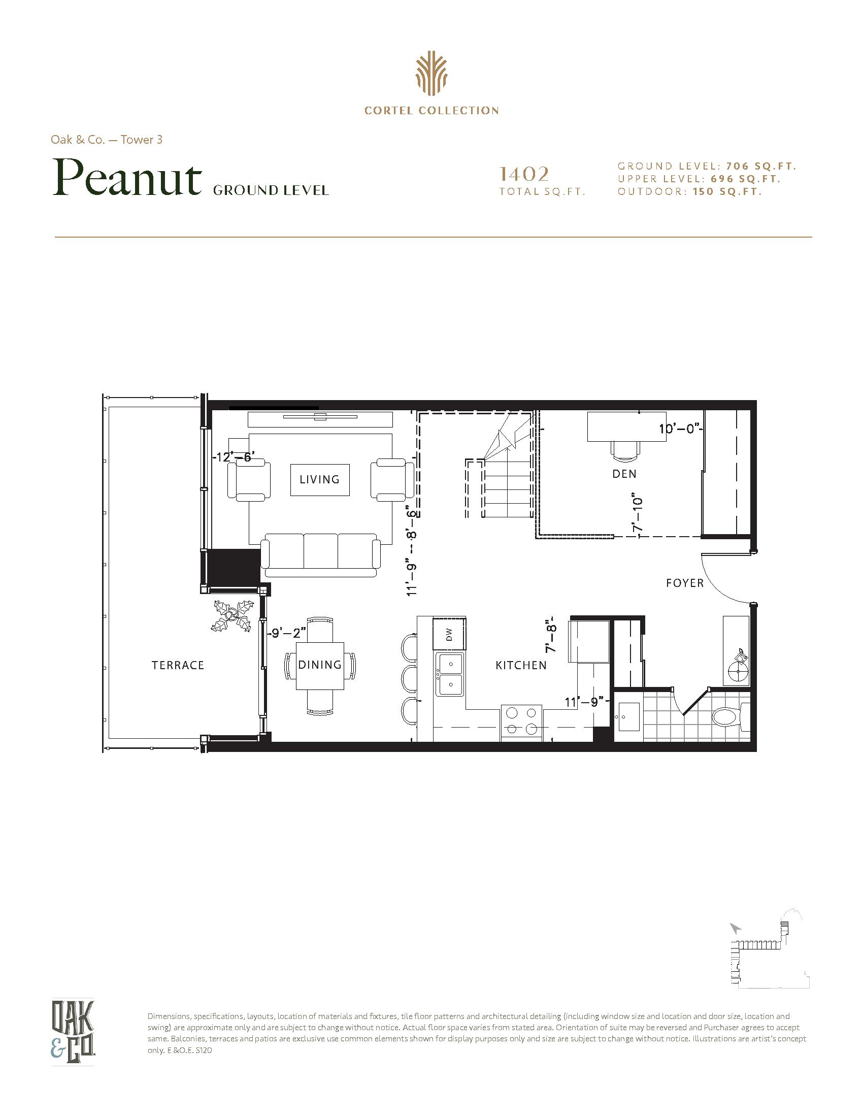 Peanut floor plan