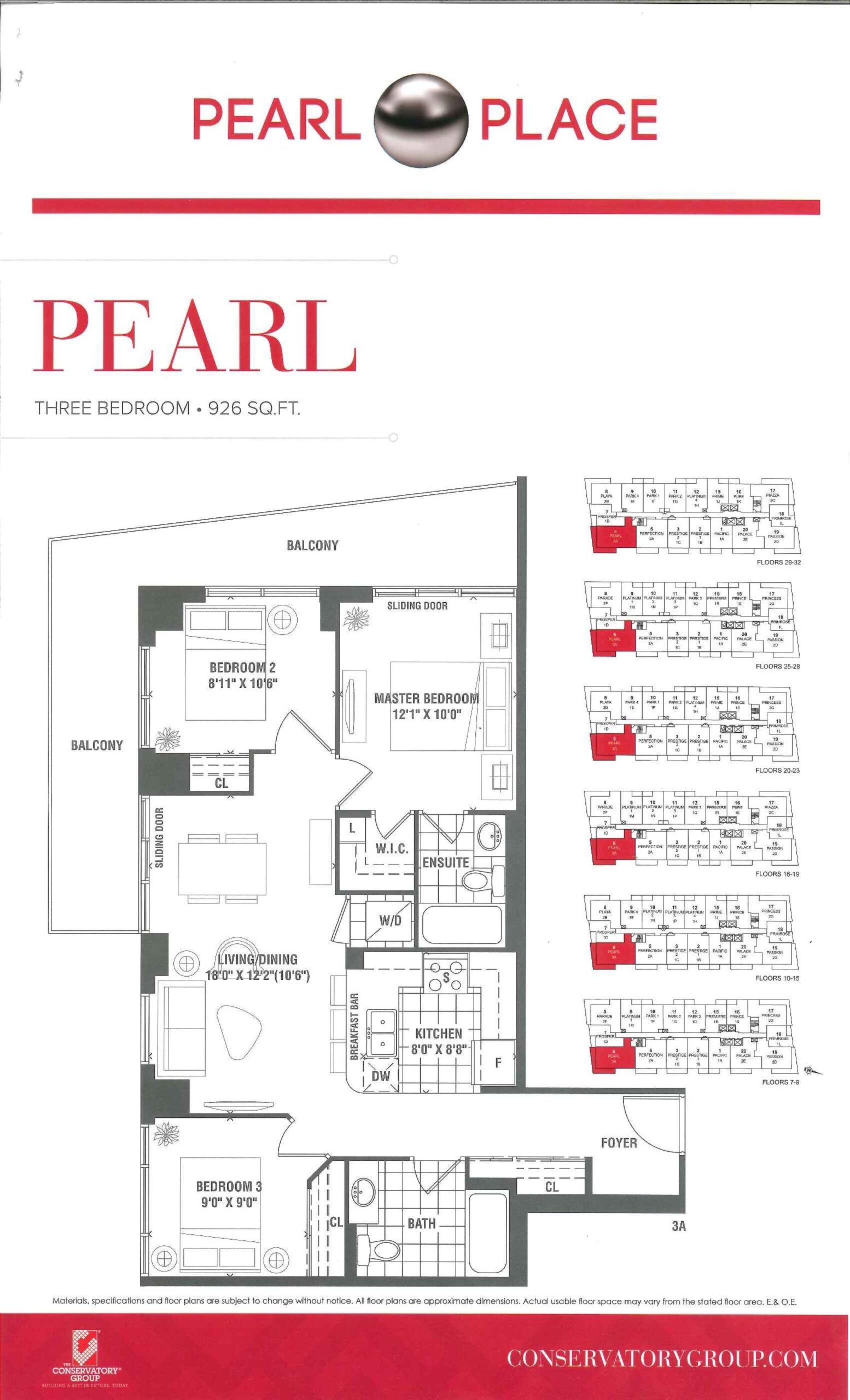 Pearl floor plan