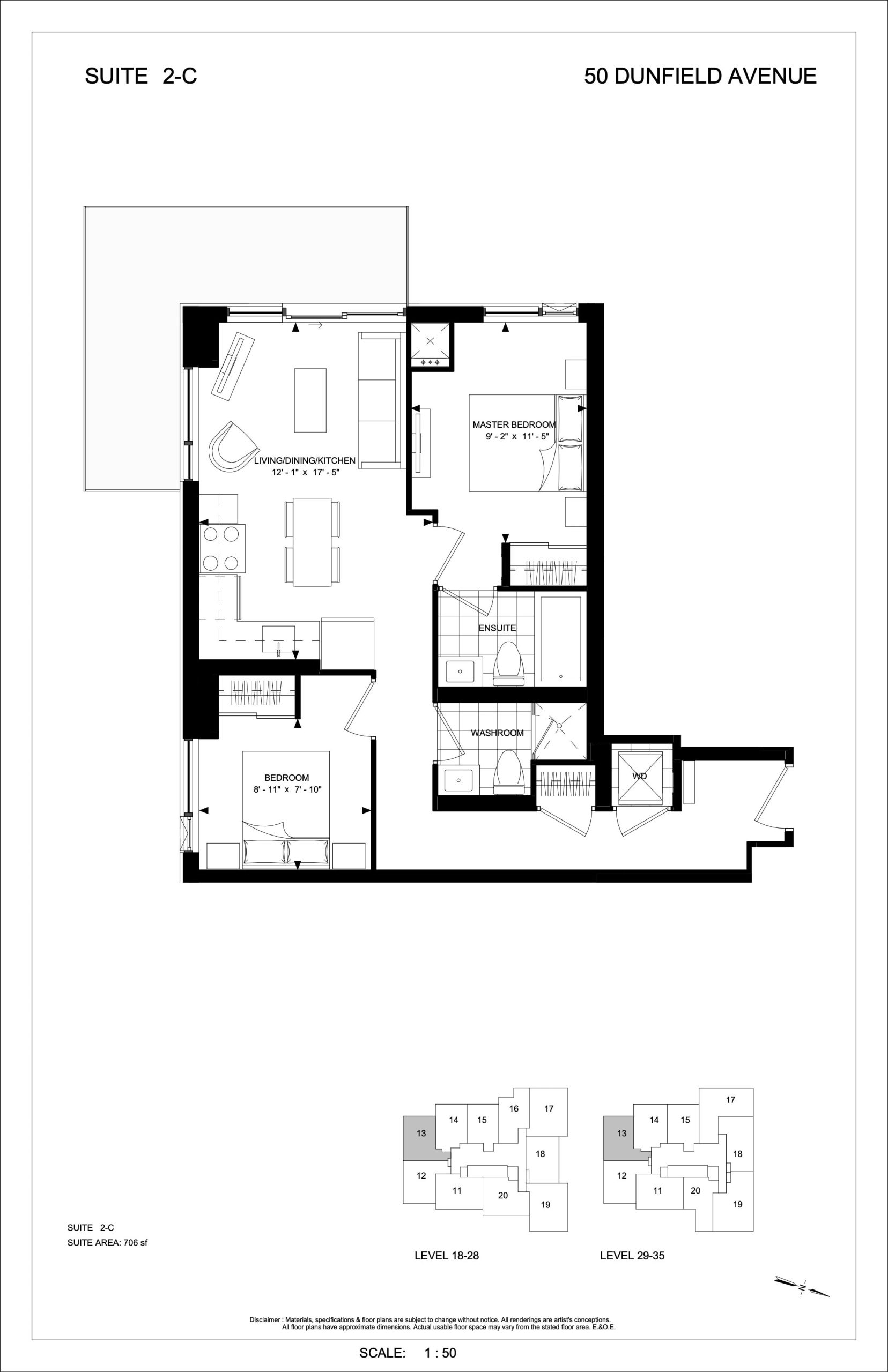 2-C floor plan