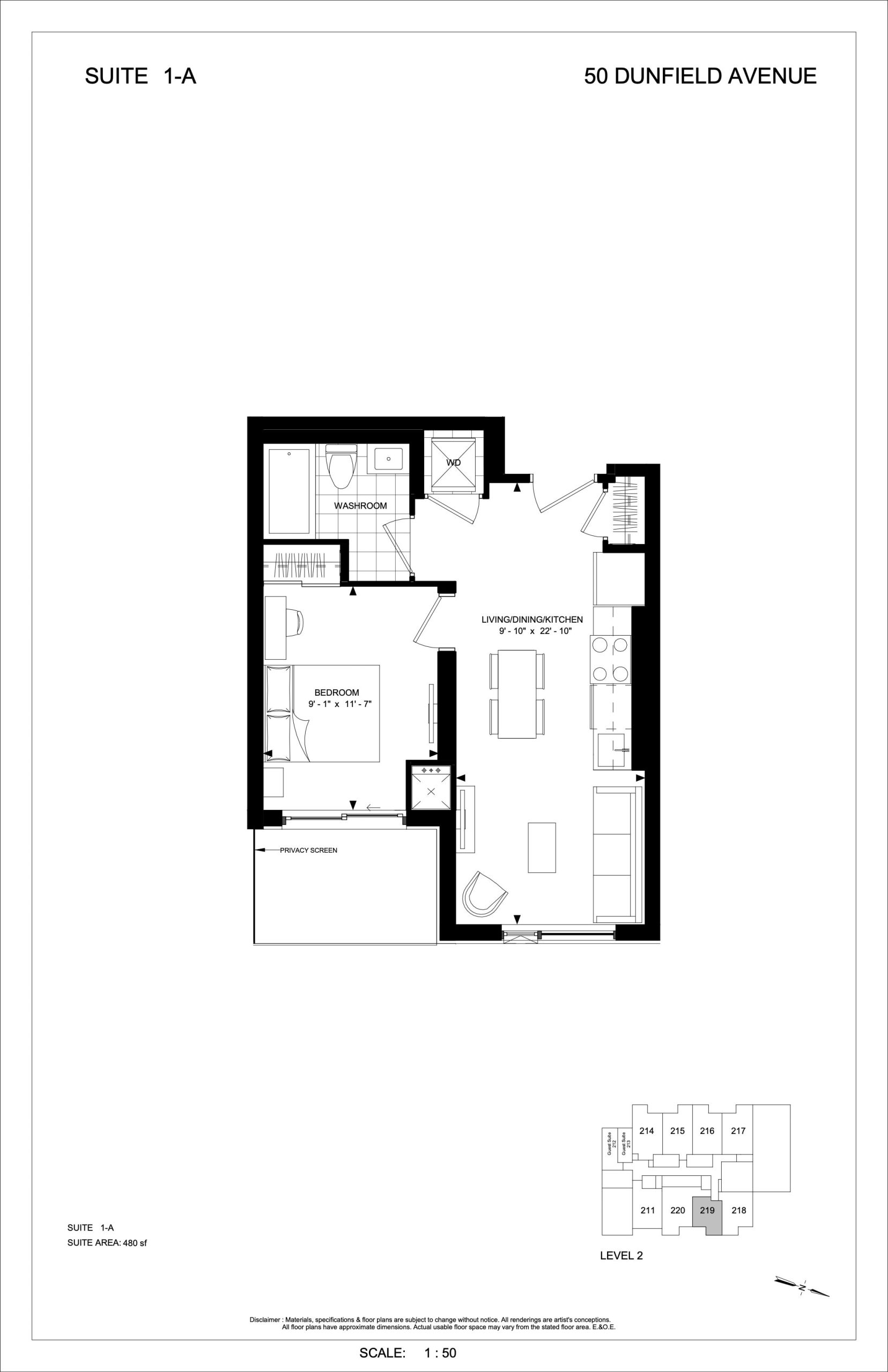 1-A floor plan