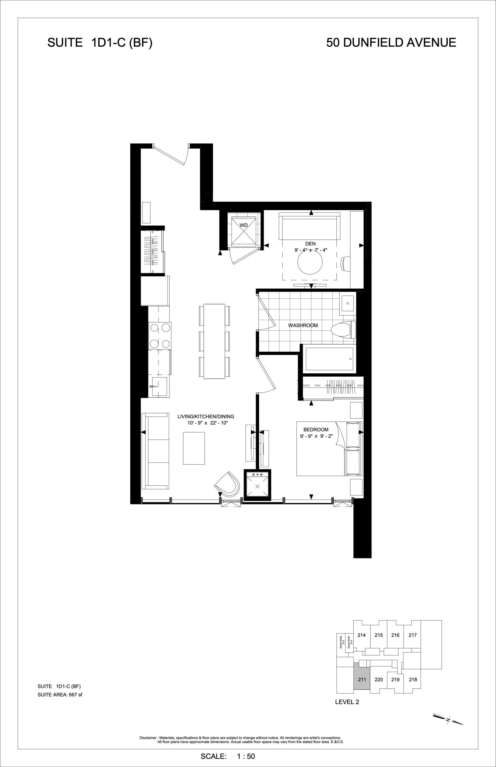1D1-C (BF) floor plan