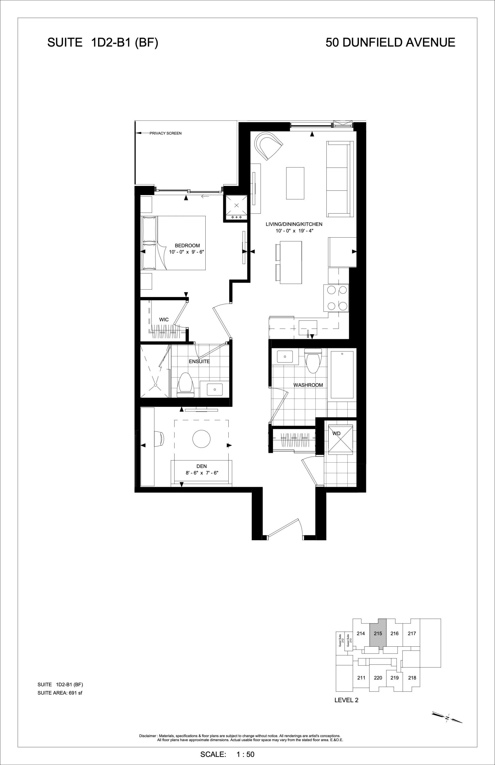 1D2-B1 (BF) floor plan