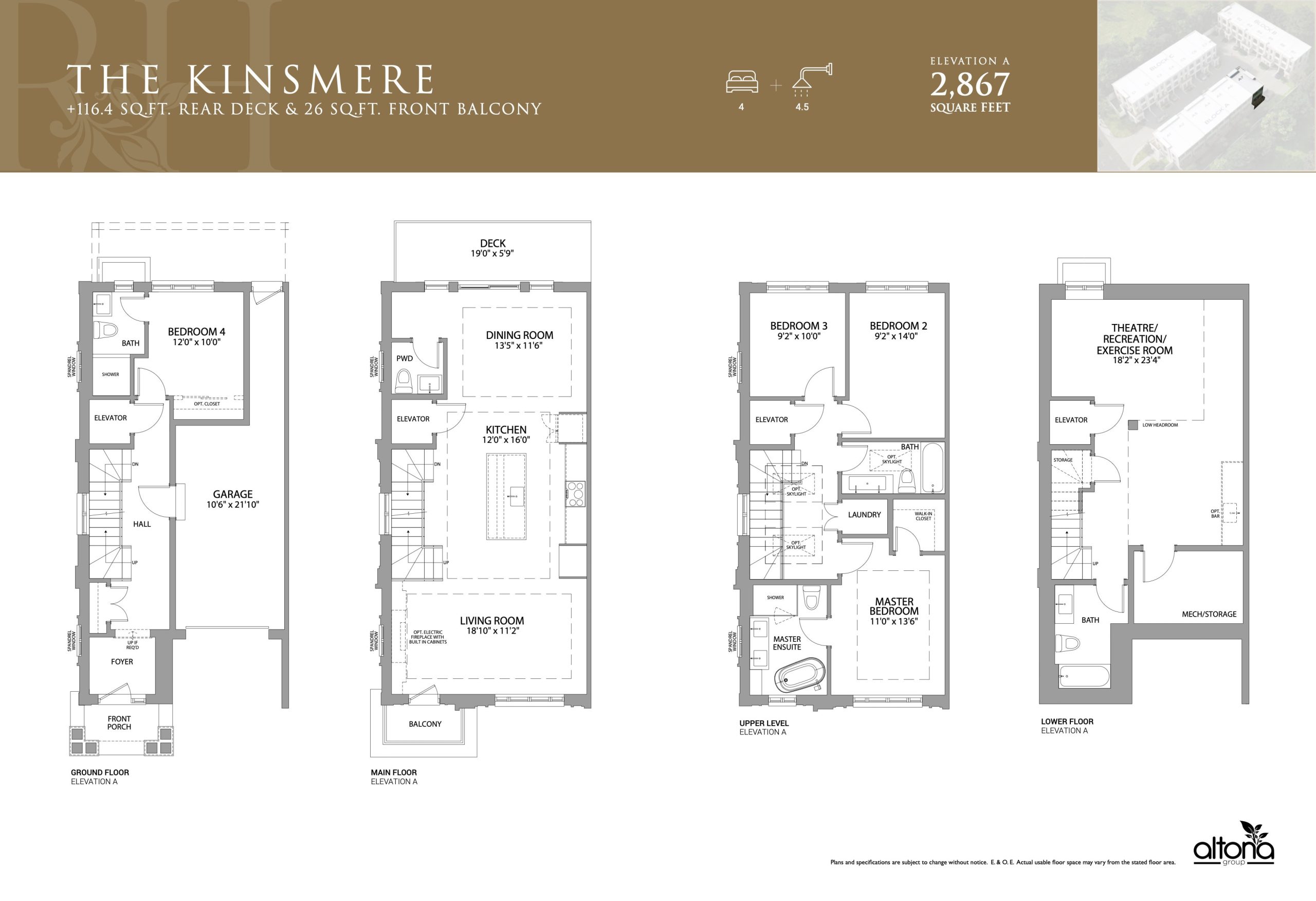 The Kinsmere floor plan