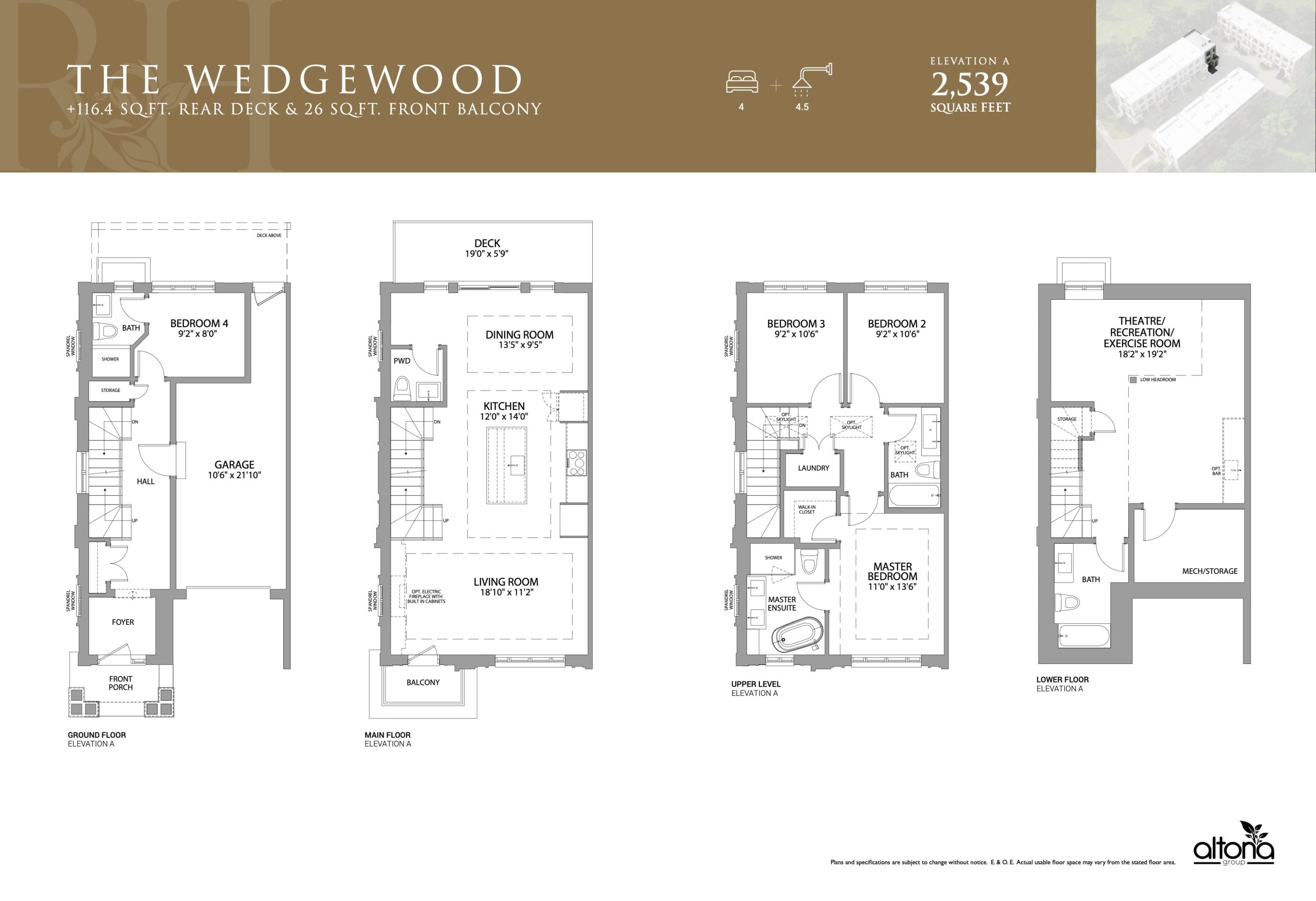 The Wedgewood floor plan