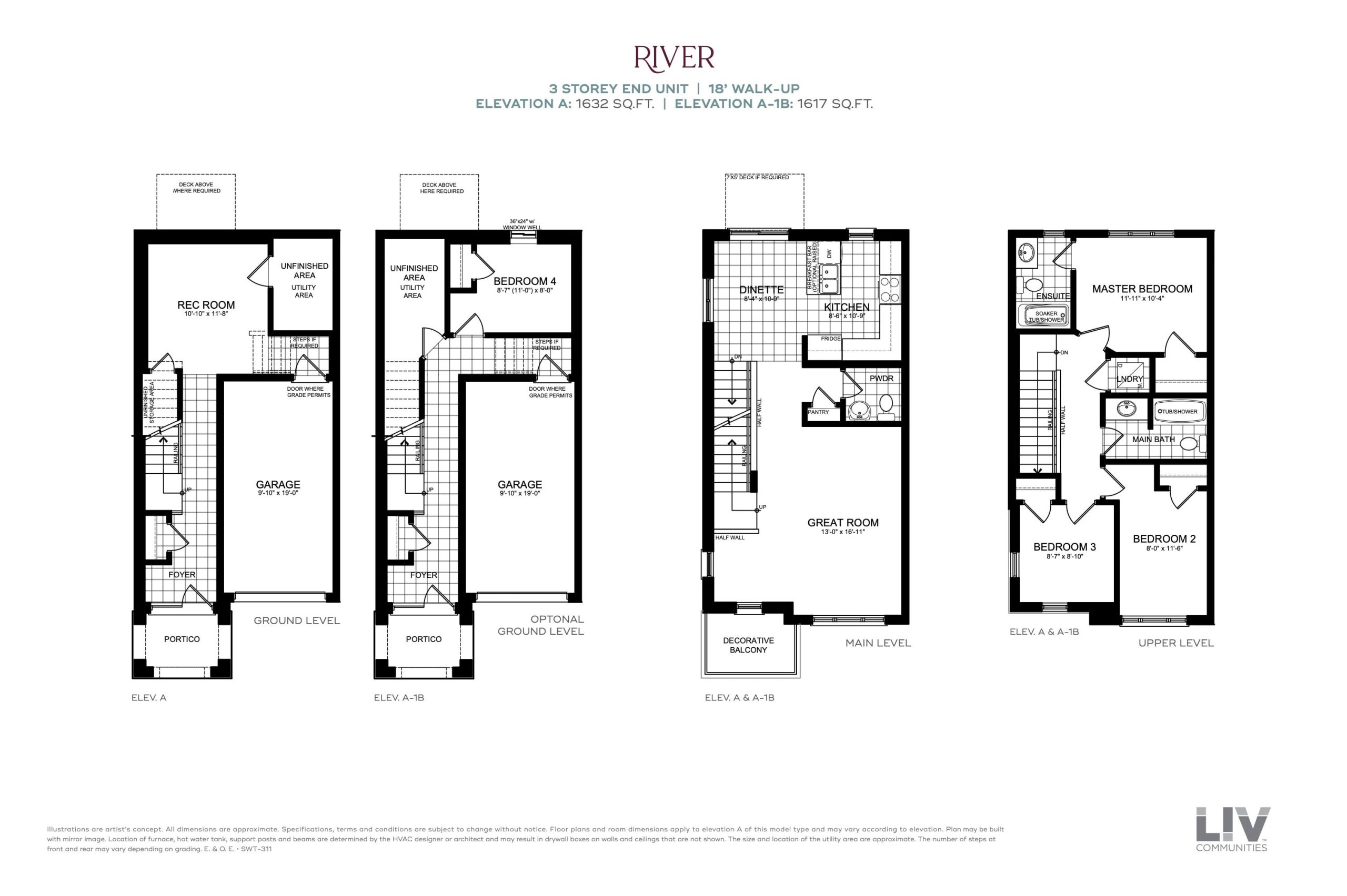 River floor plan