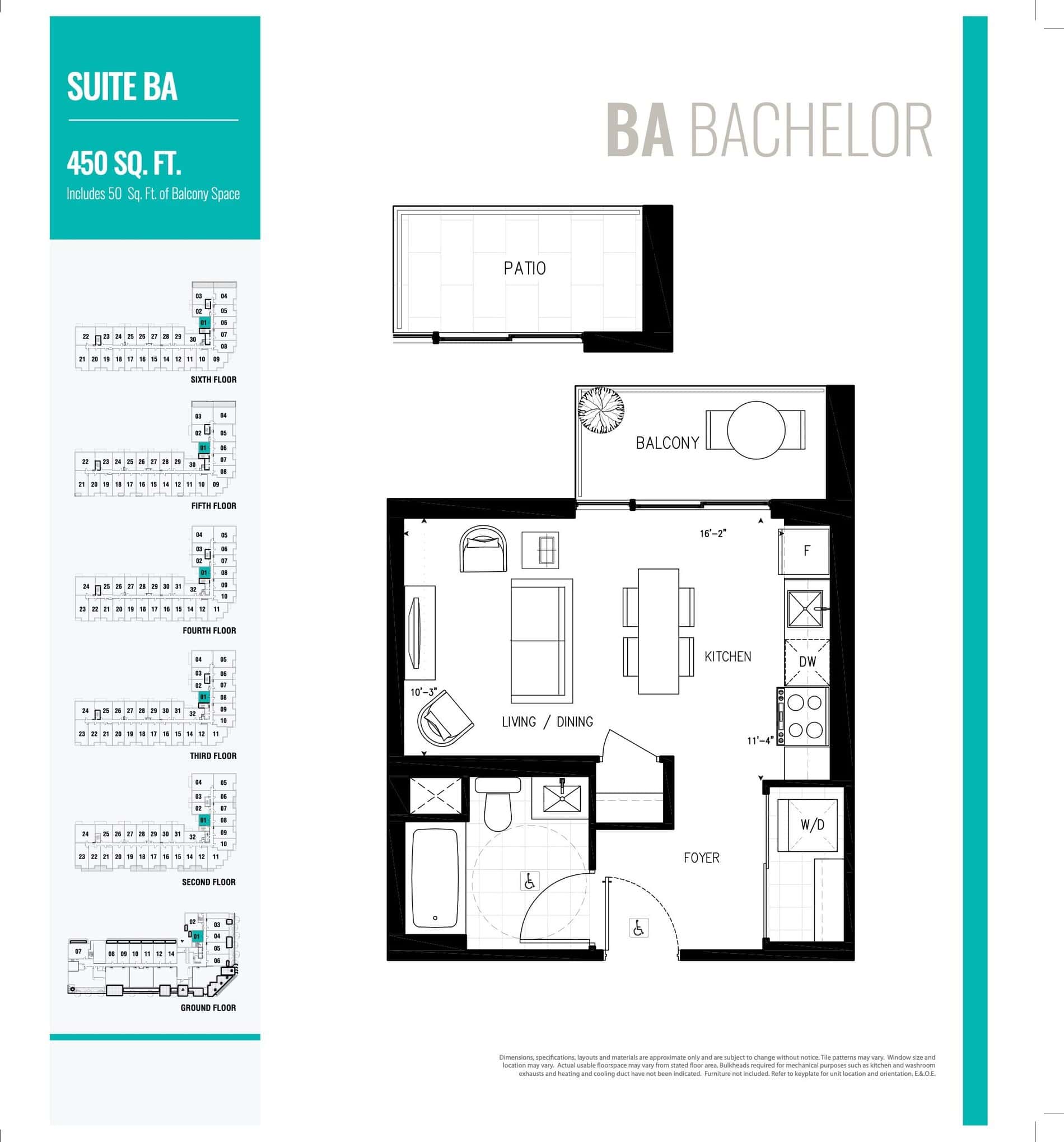 BA floor plan
