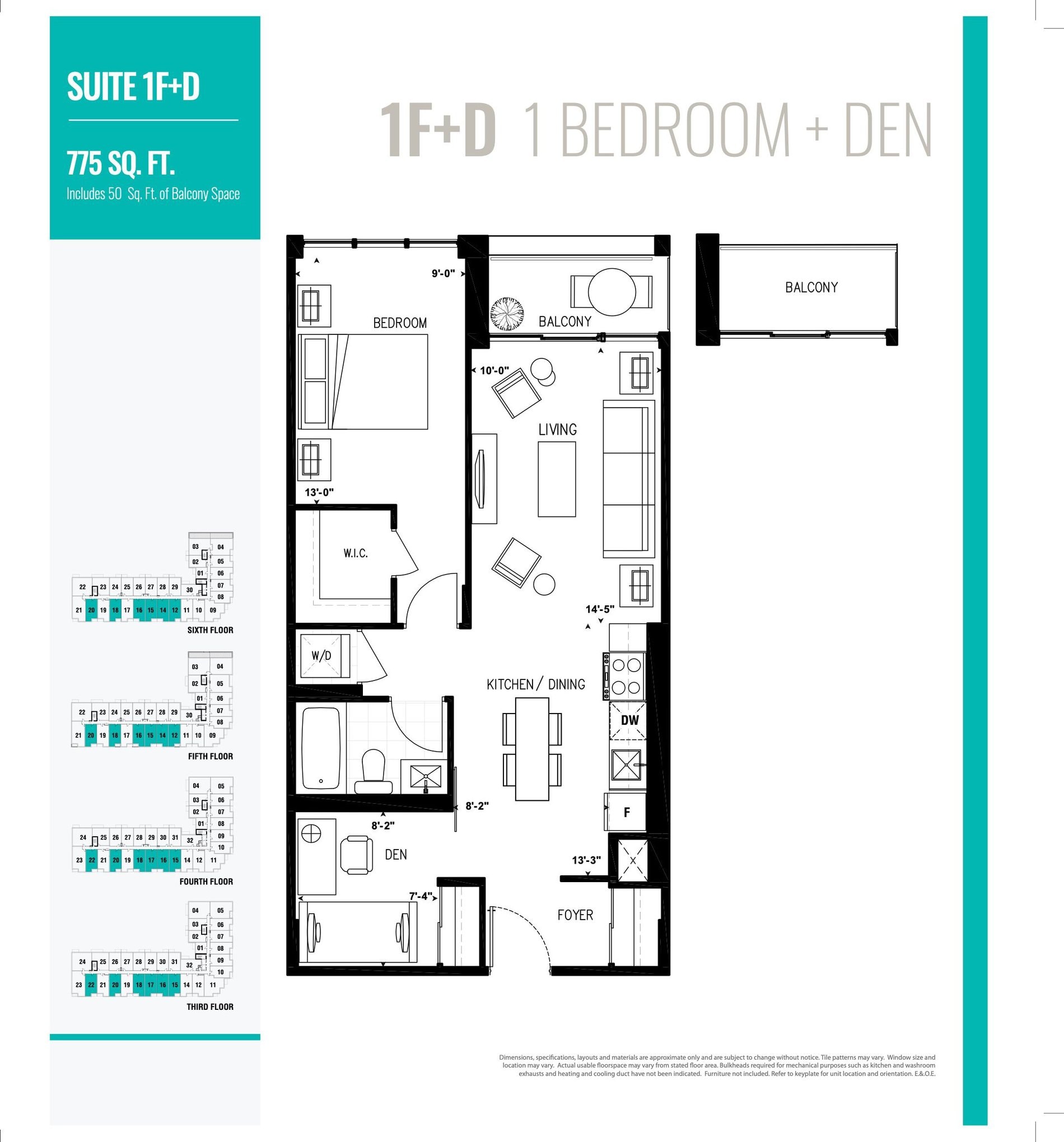 1F+D floor plan