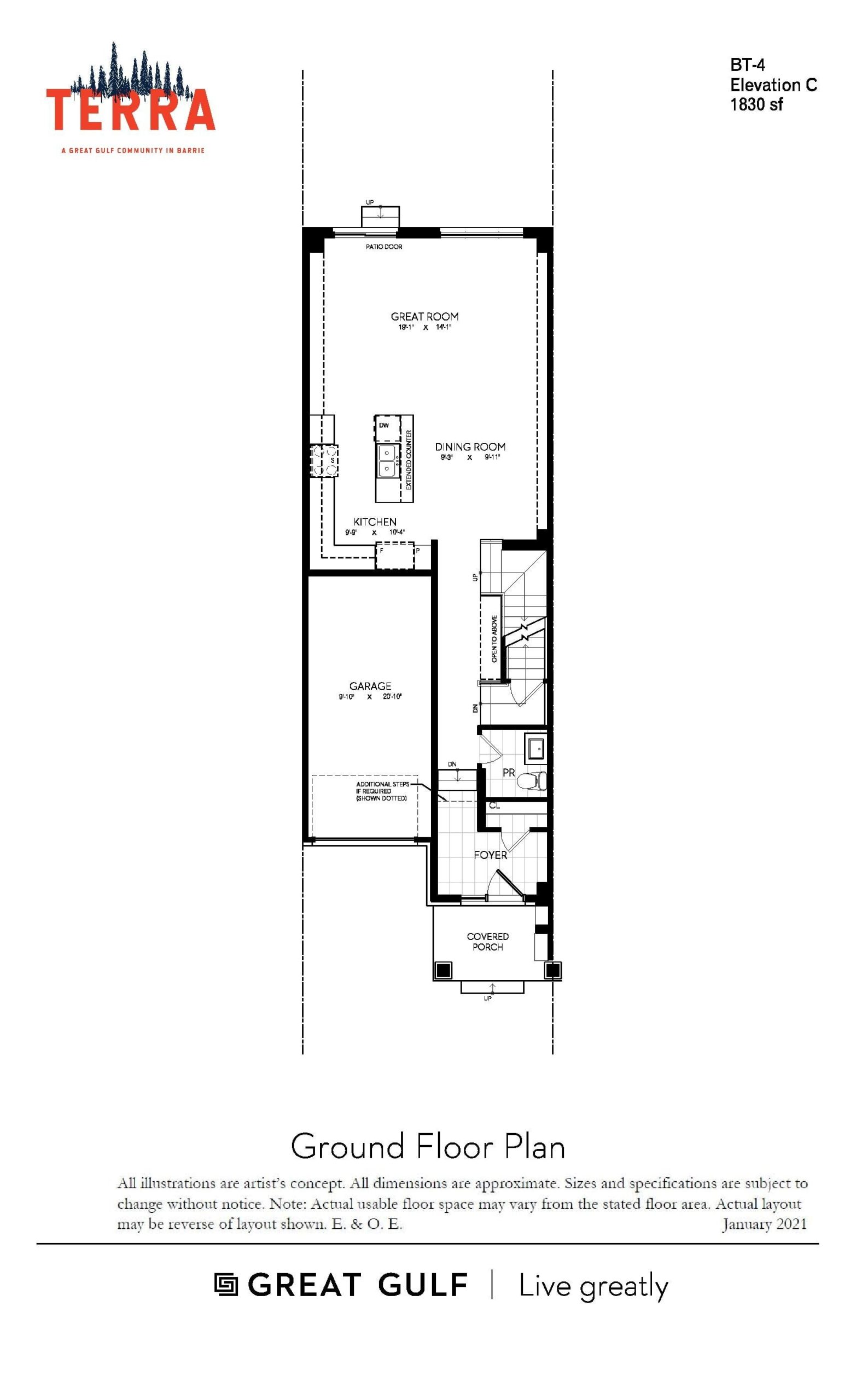 Telluride - Elevation C floor plan