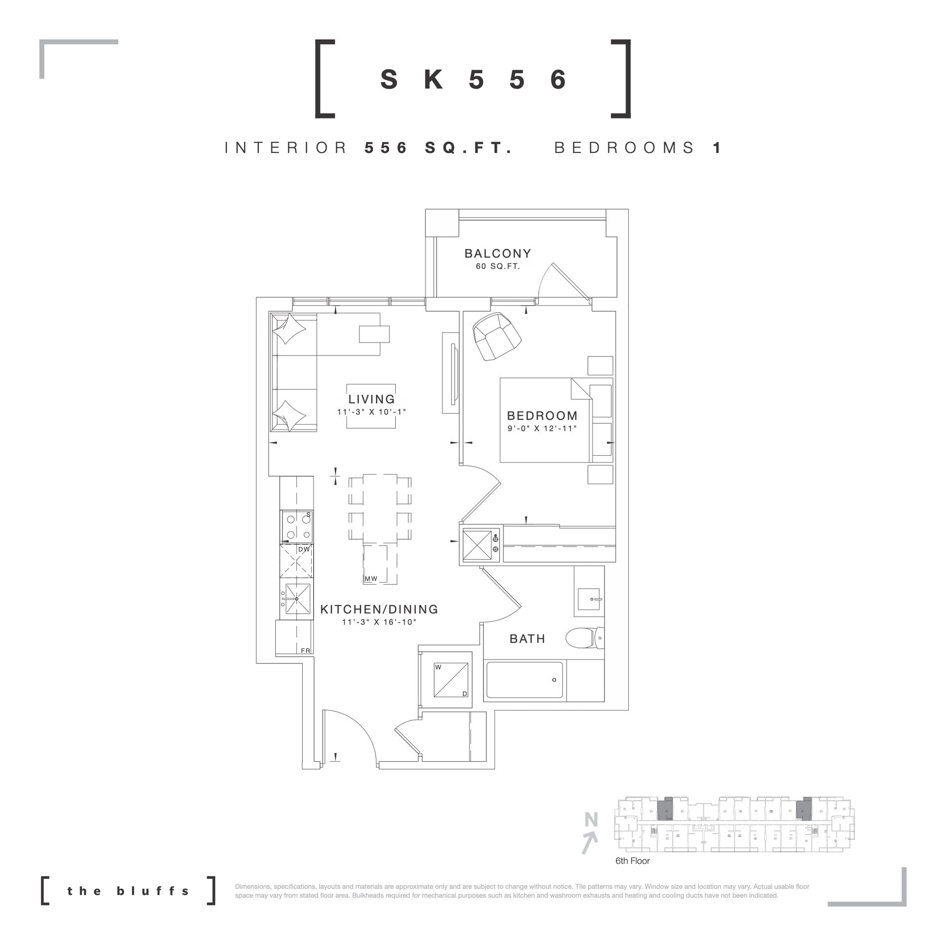 SK556 floor plan