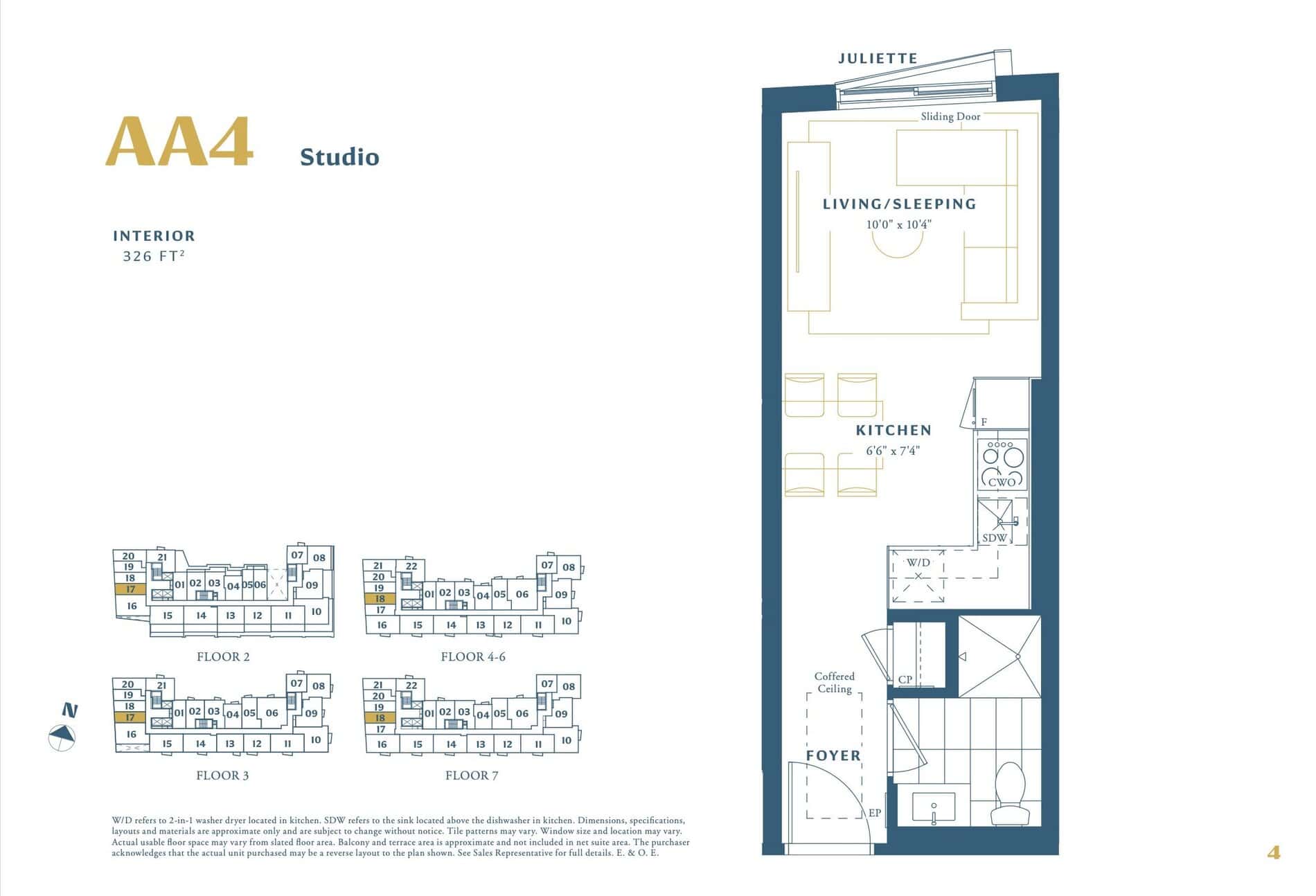 AA4 floor plan