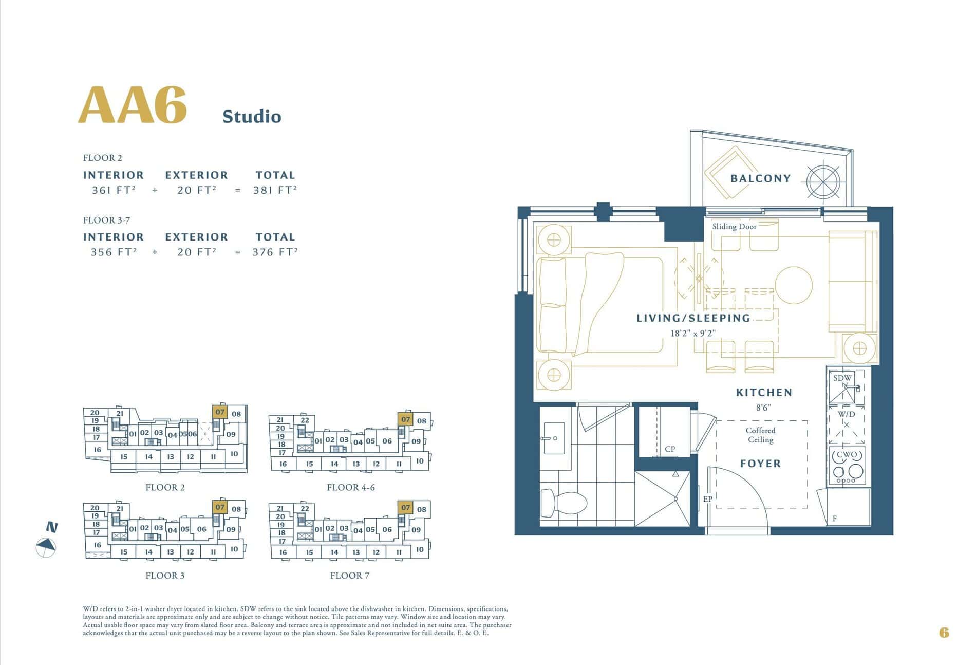 AA6 floor plan