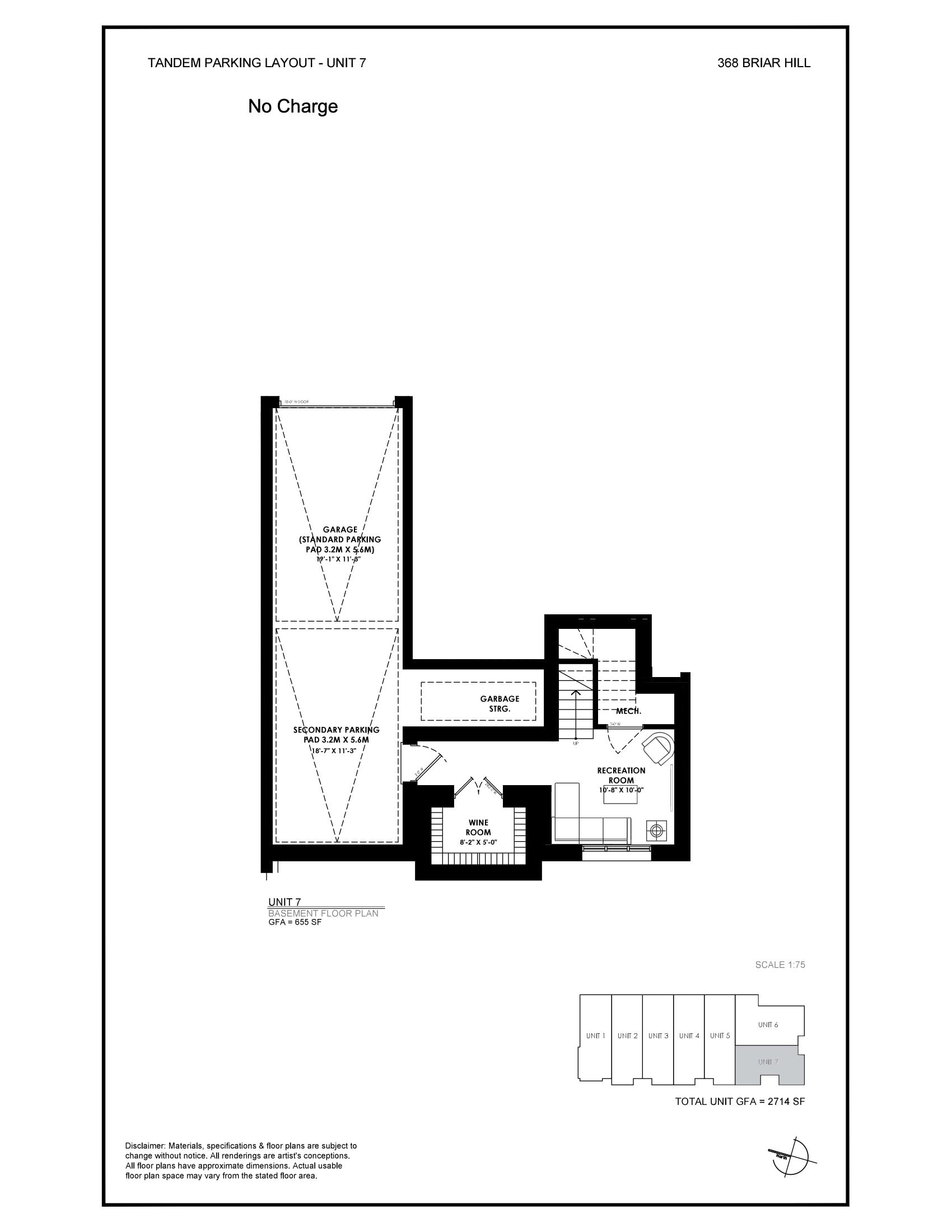 Topaz - Tandem Parking Layout floor plan
