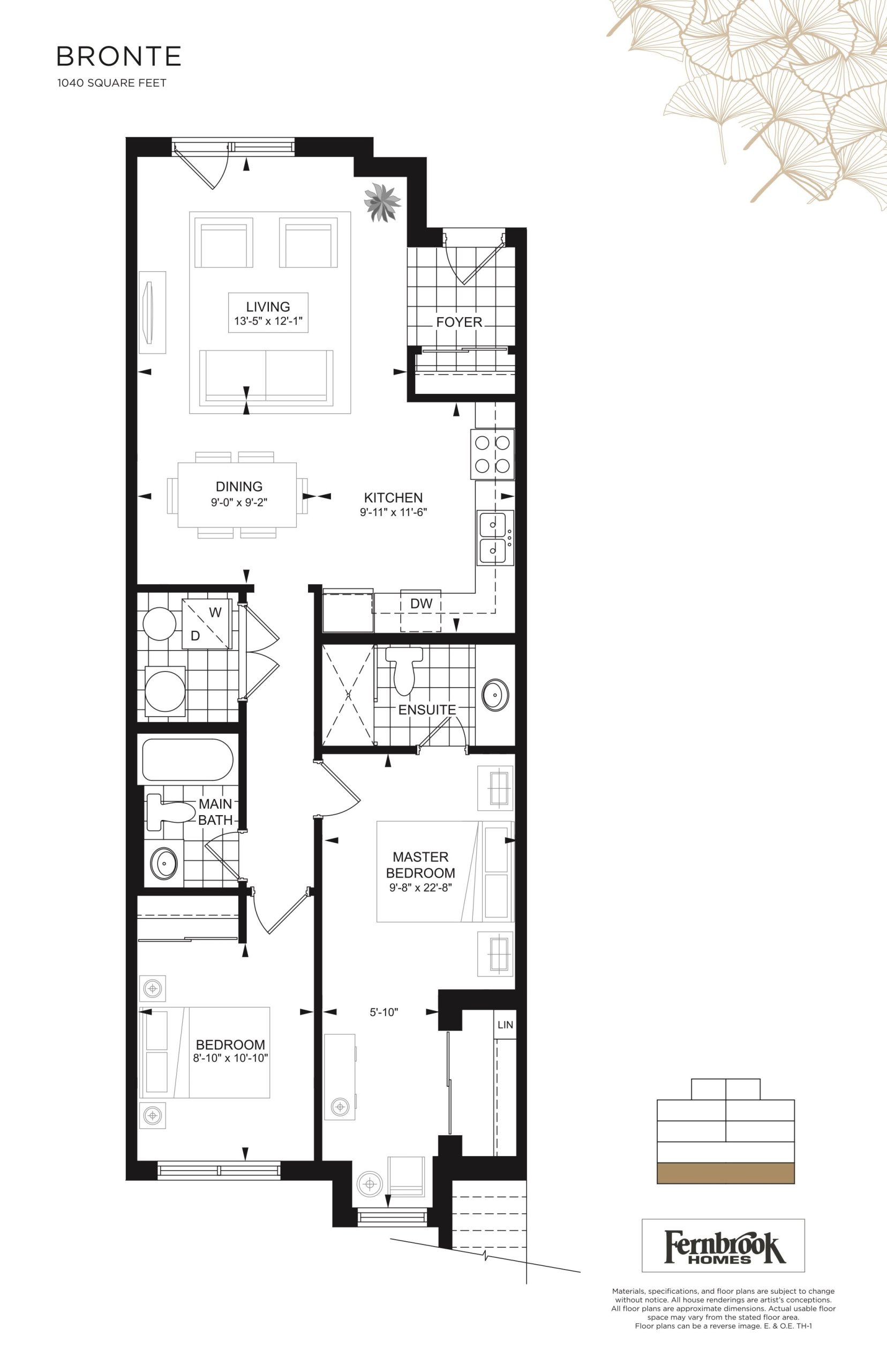 Bronte floor plan