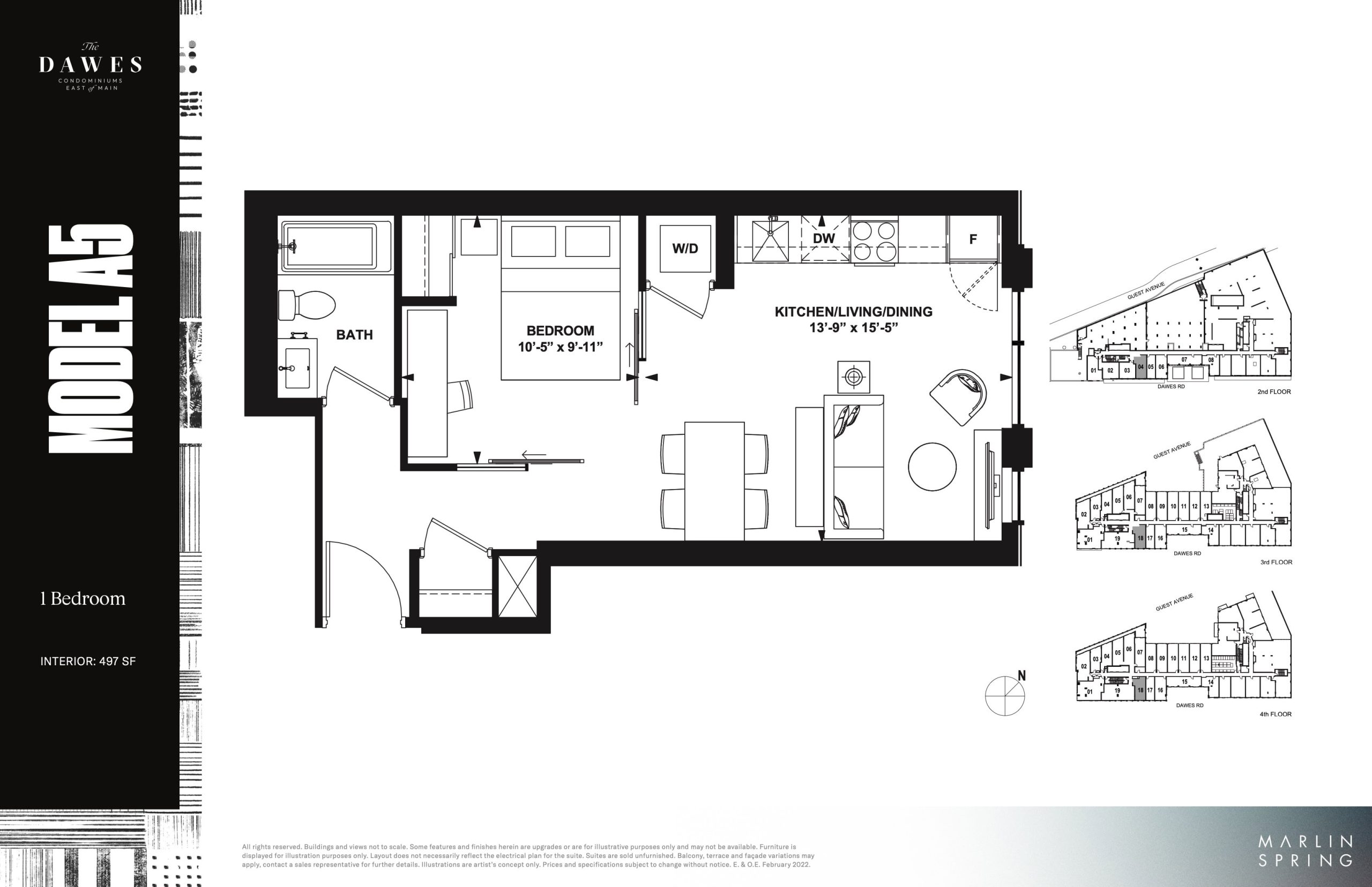 Model A5 floor plan
