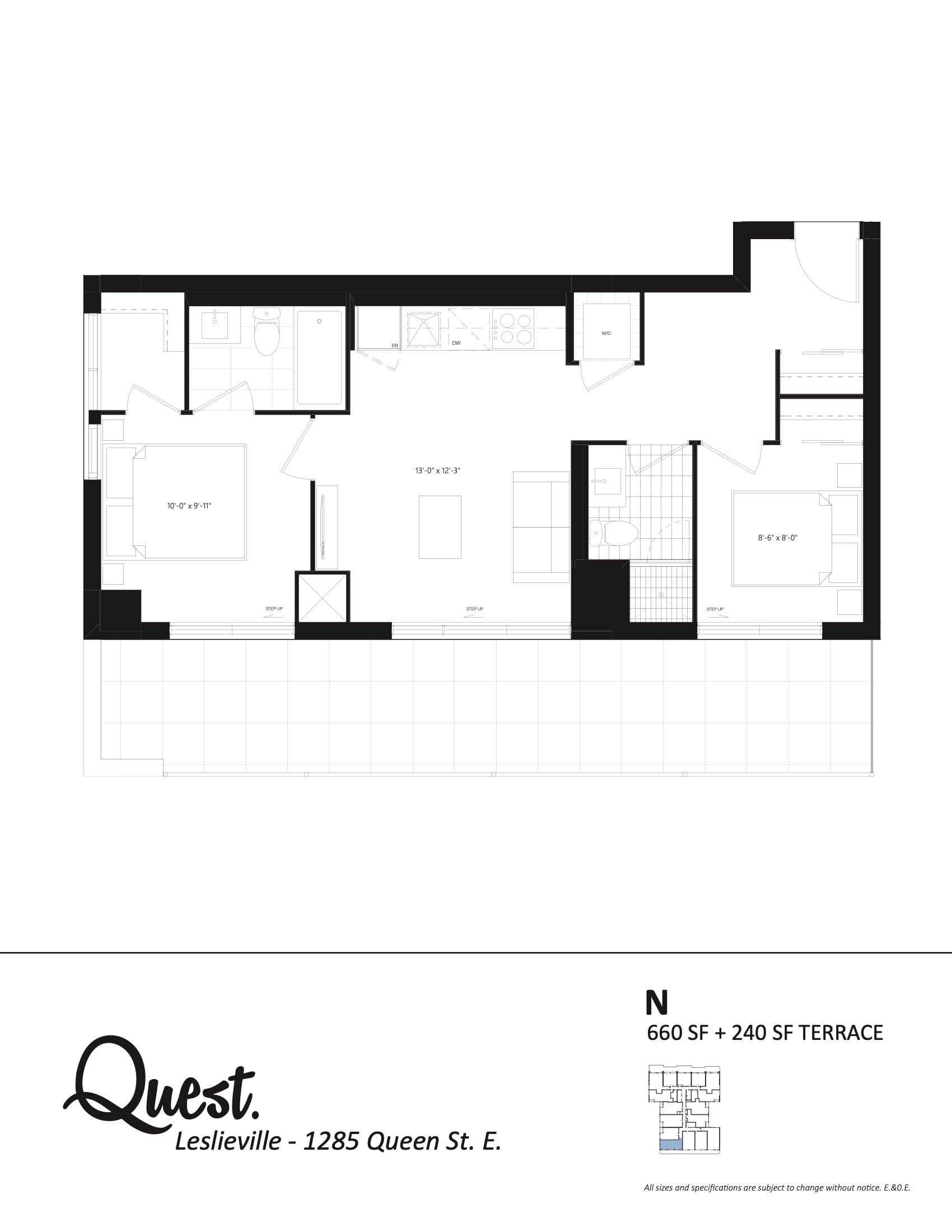 N floor plan