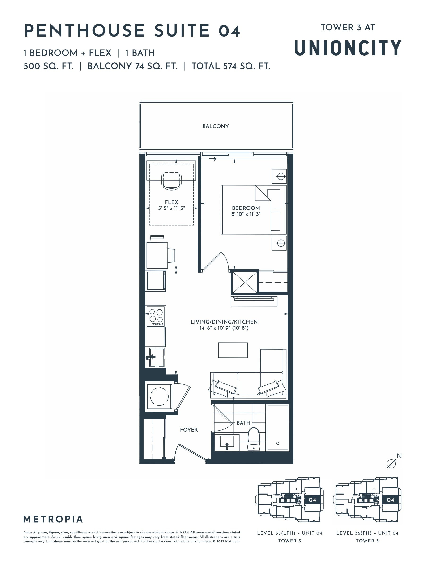 Penthouse Suite 04 floor plan