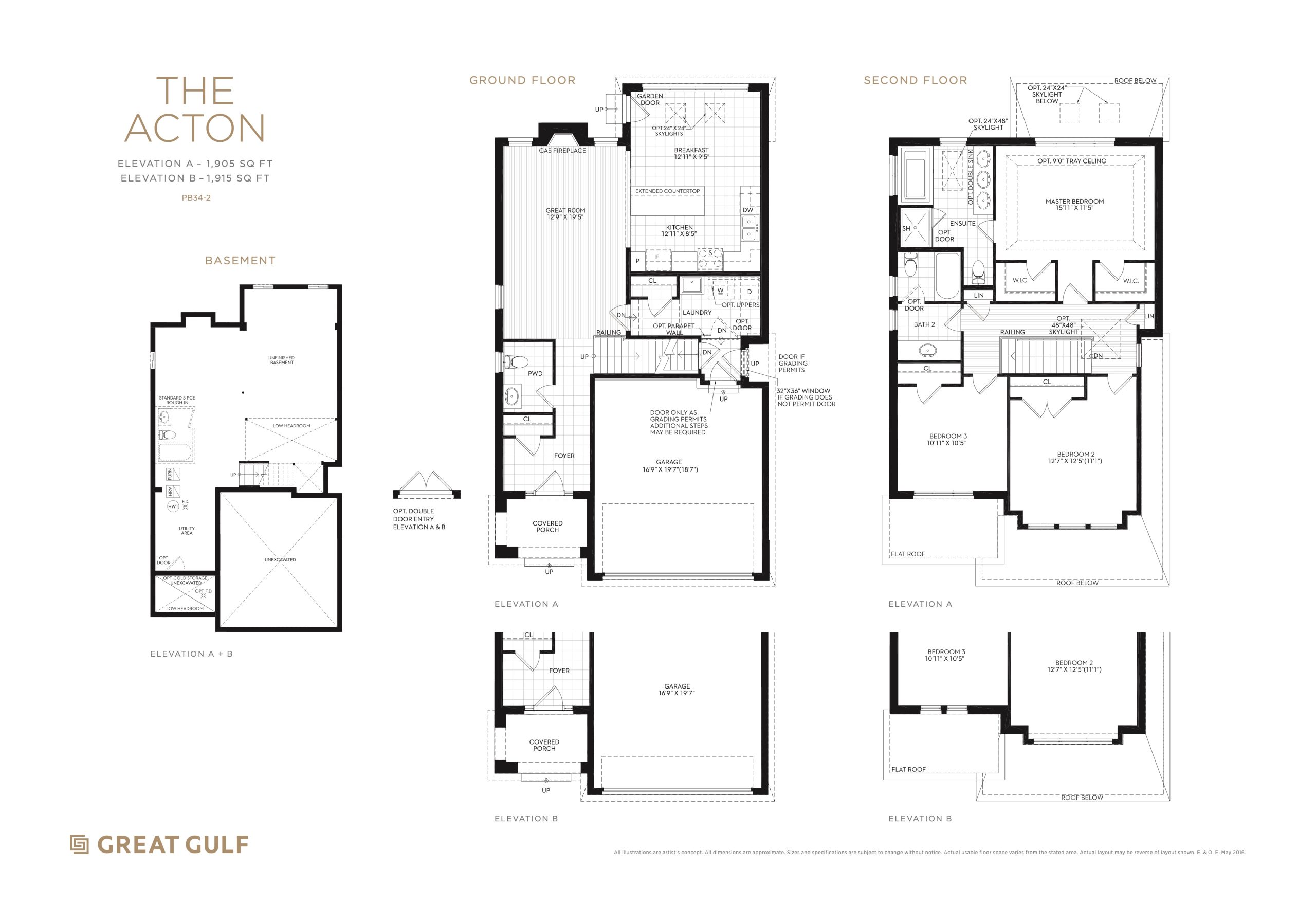 The Acton (PB34-2) floor plan