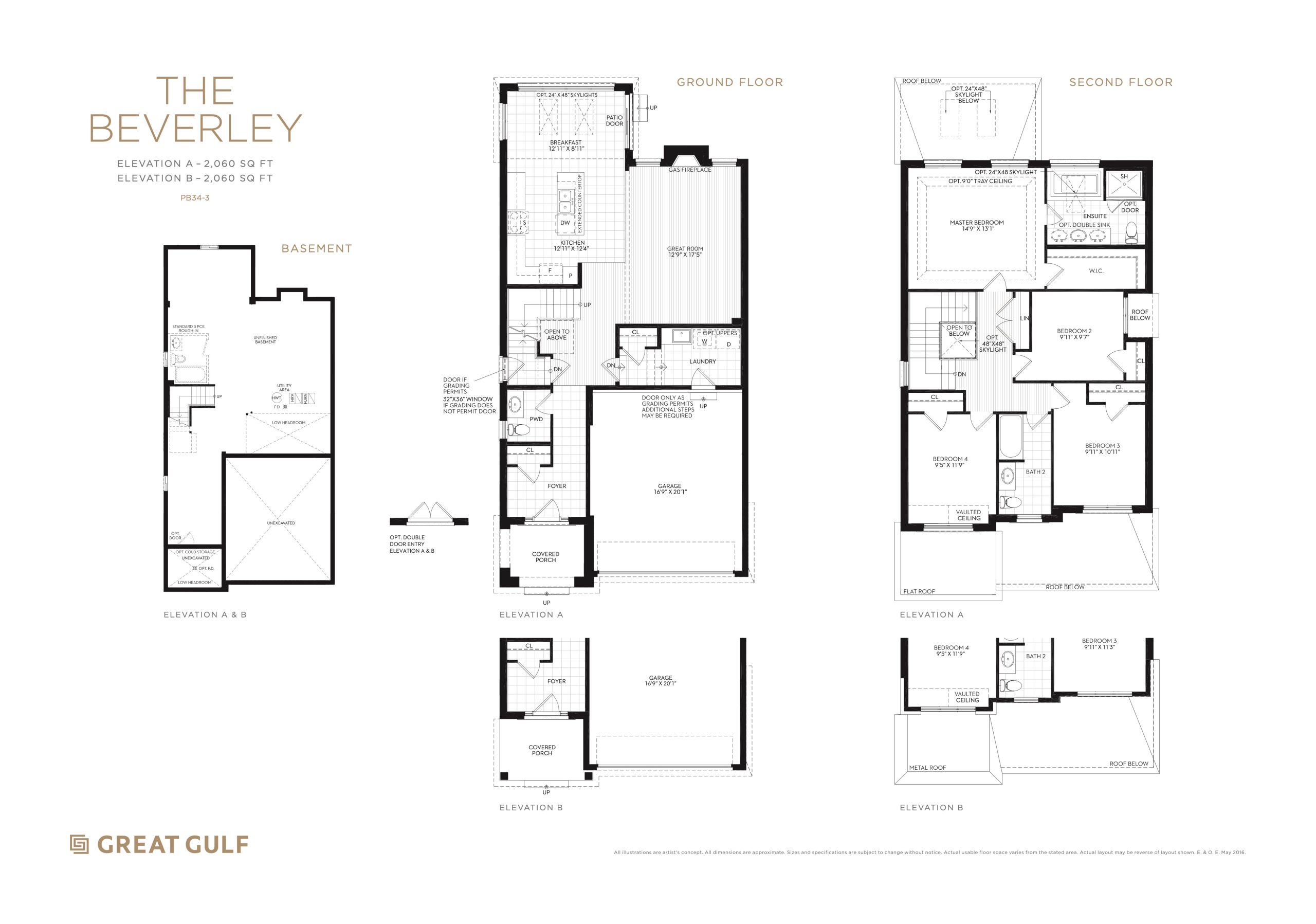 The Beverley (PB34-3) floor plan