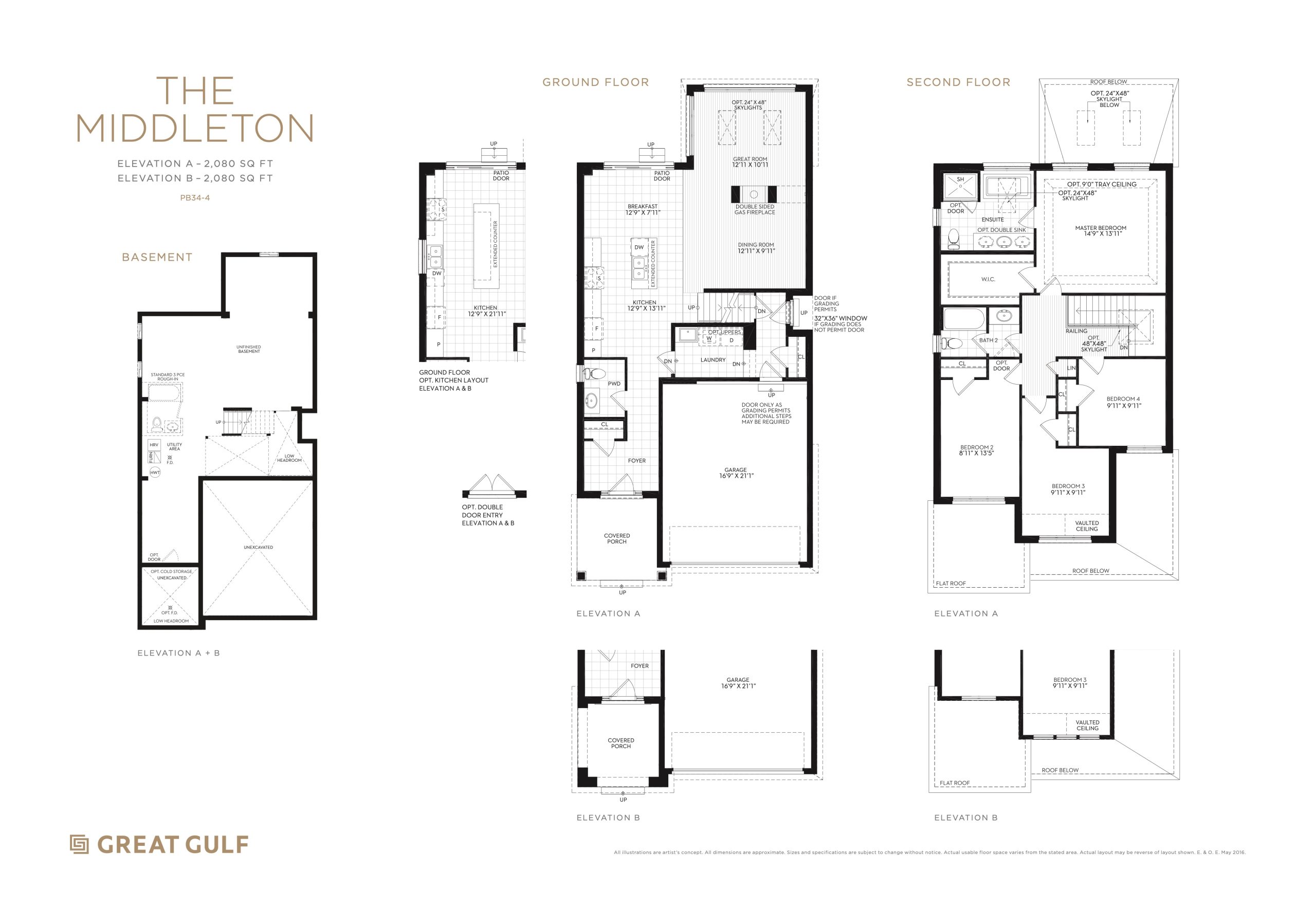 The Middleton (PB34-4) floor plan