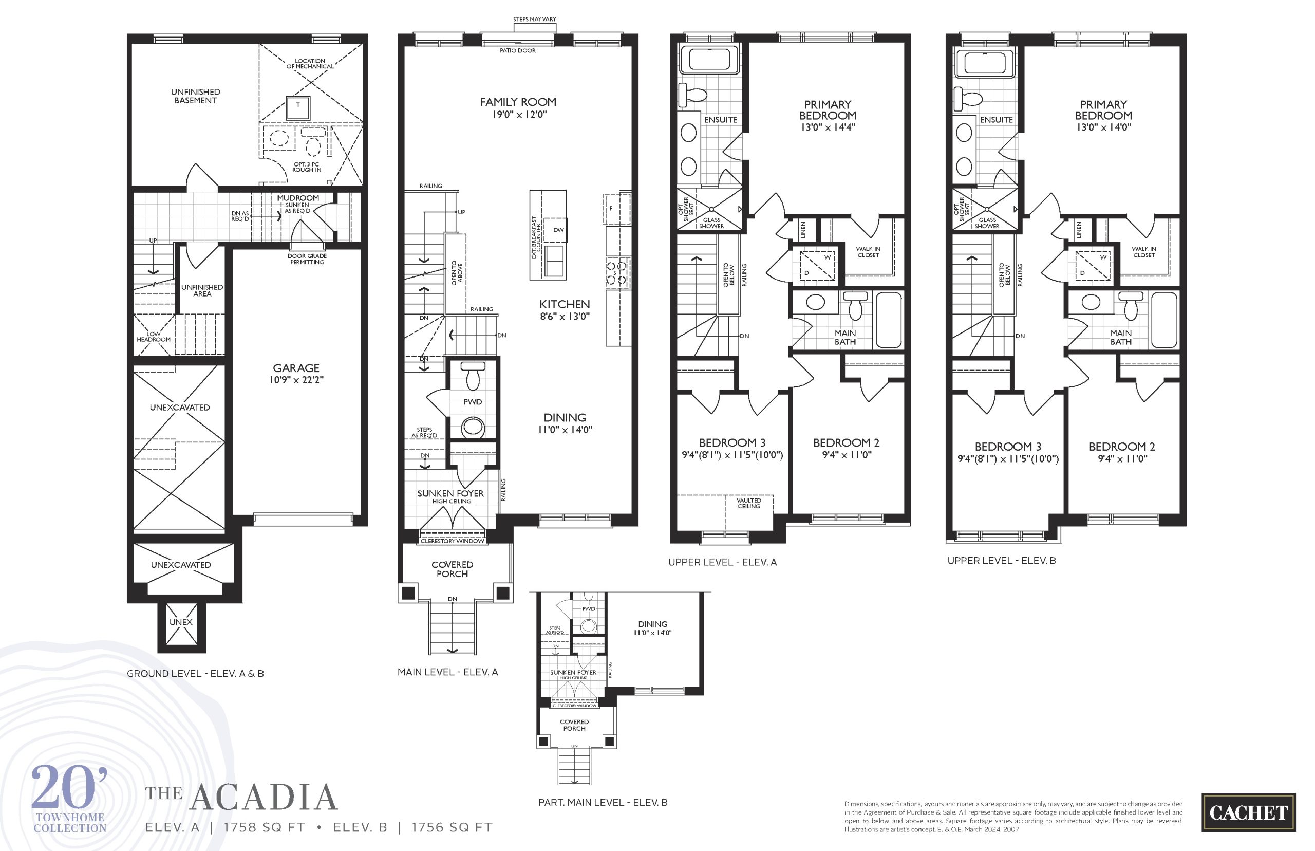 The Acadia floor plan