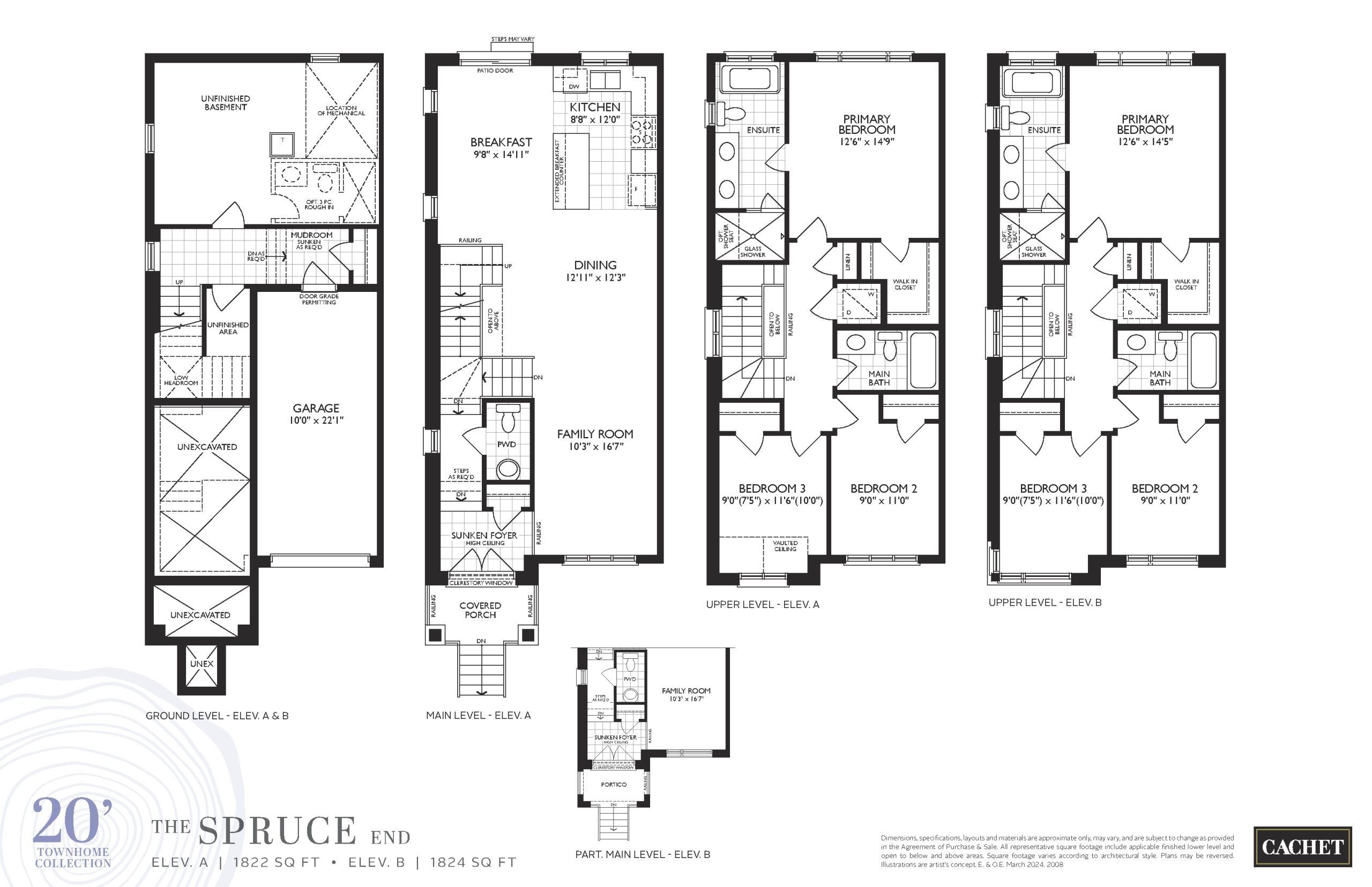 The Spruce End floor plan