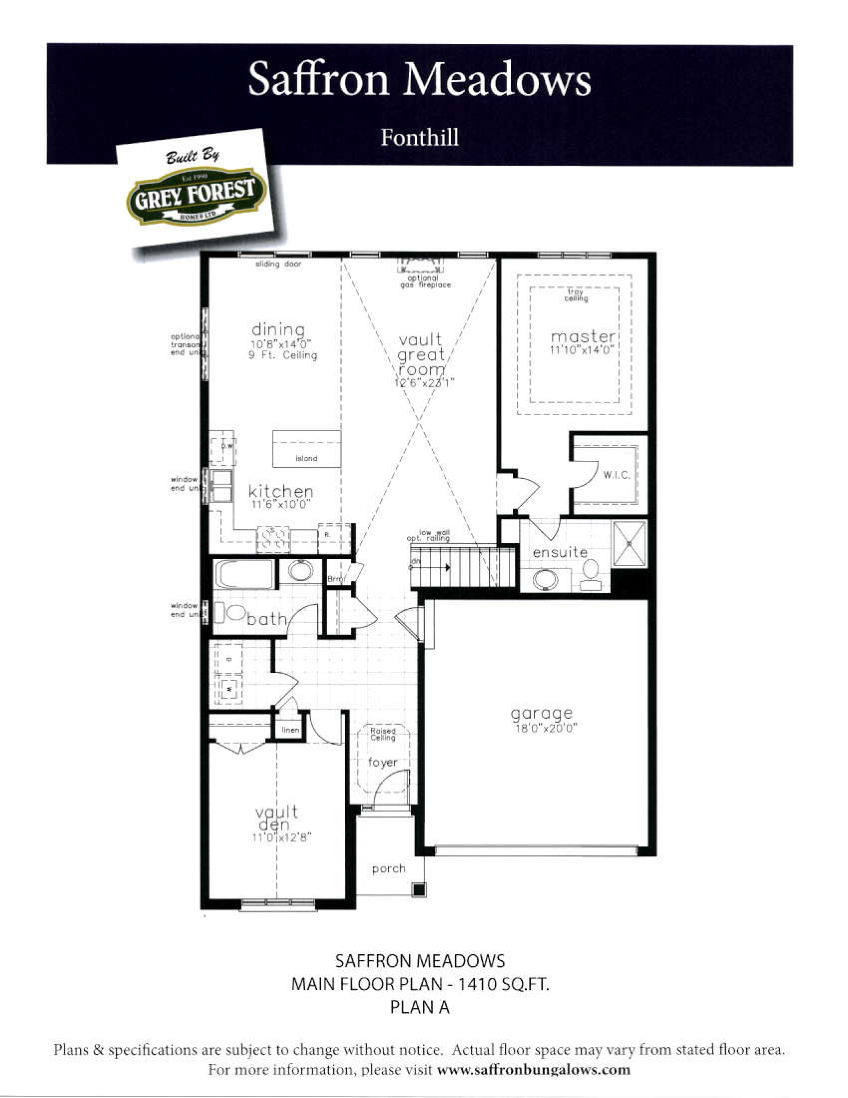 Plan A floor plan