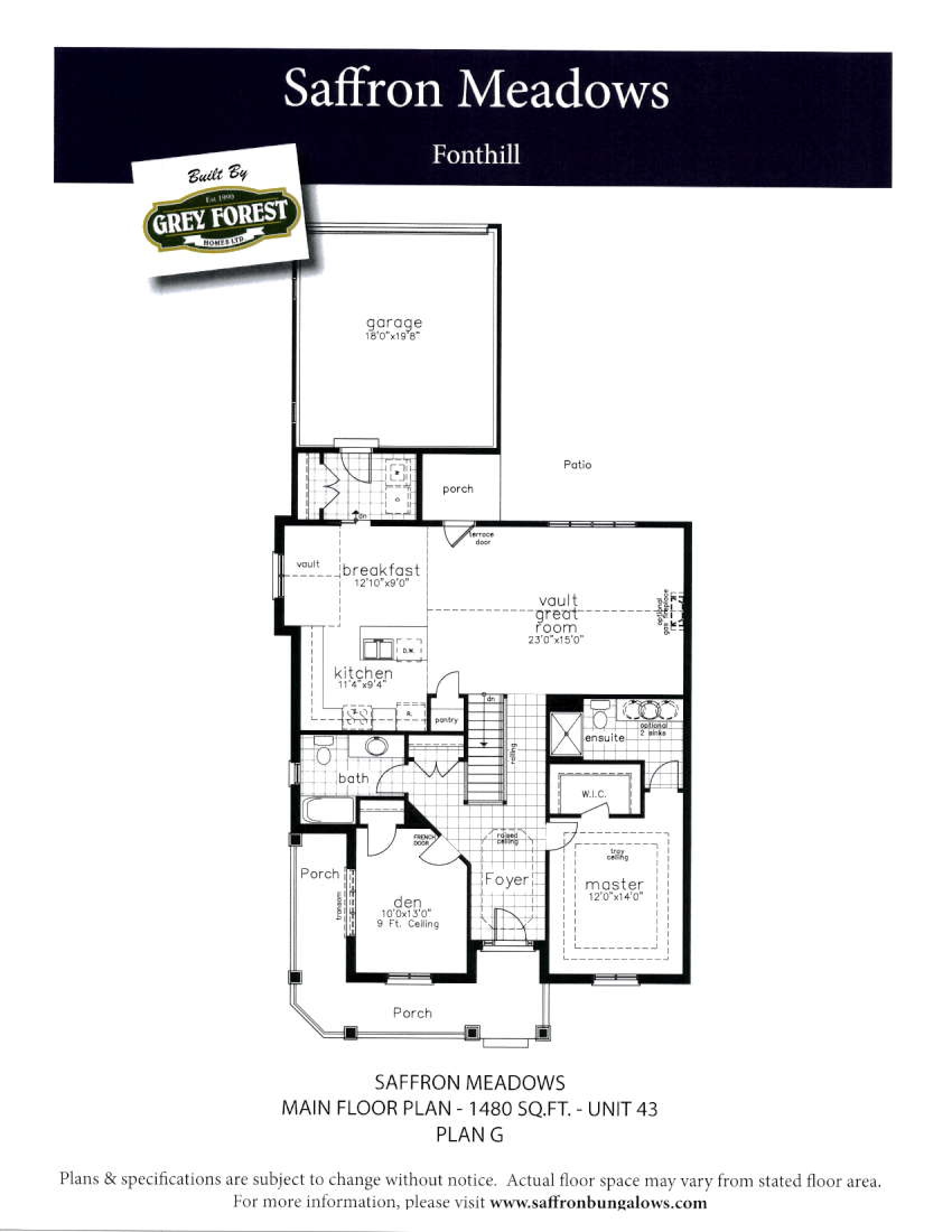 Plan G floor plan