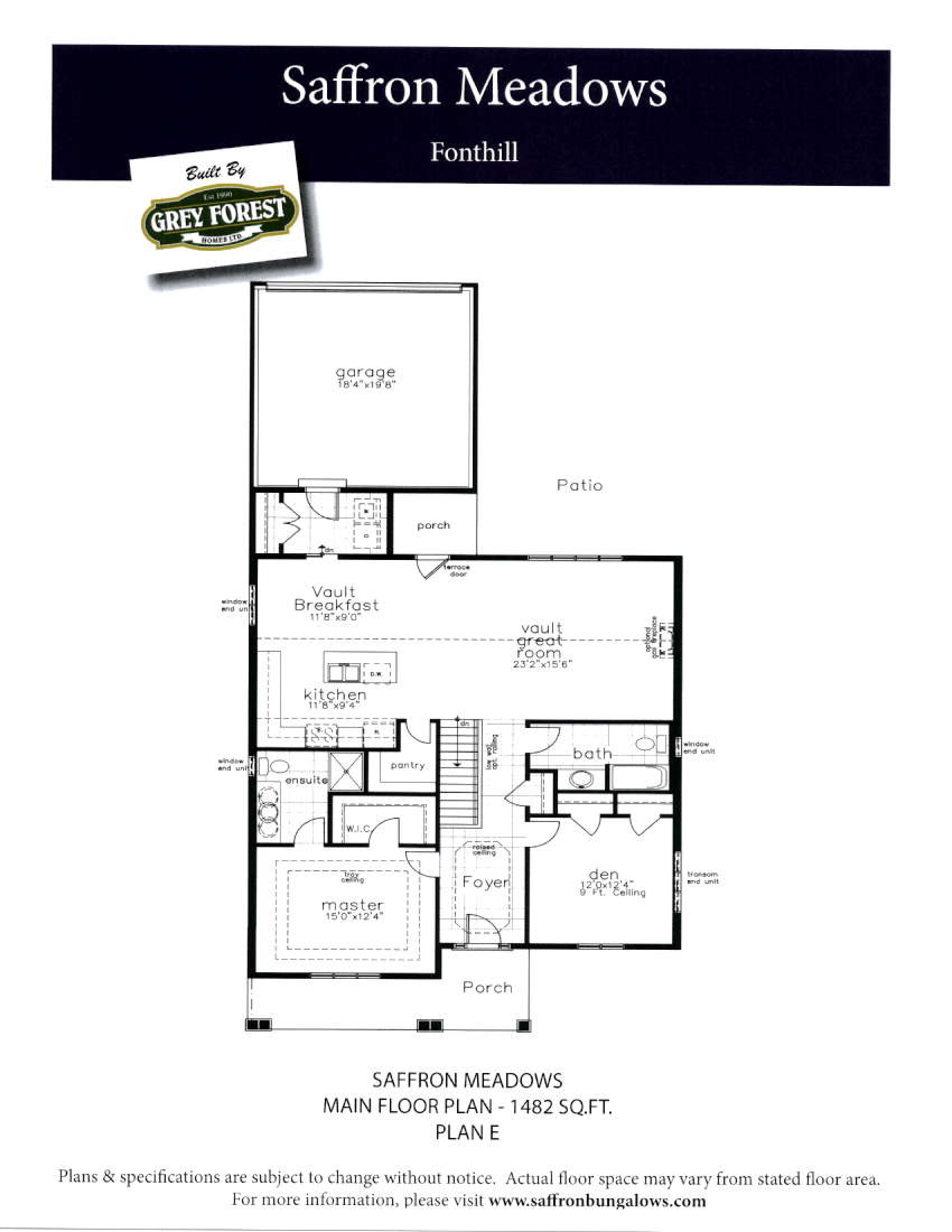 Plan E floor plan