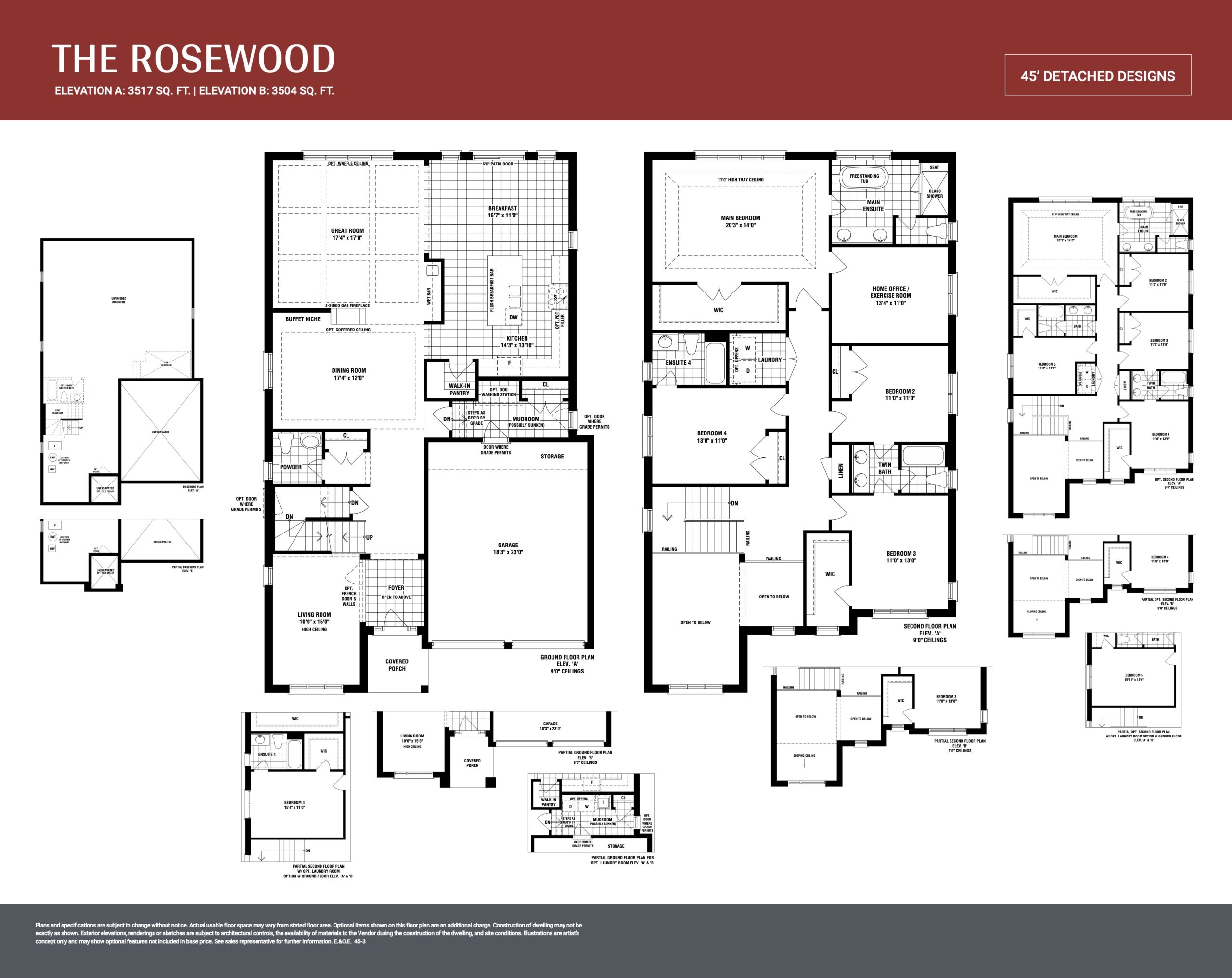 The Rosewood floor plan