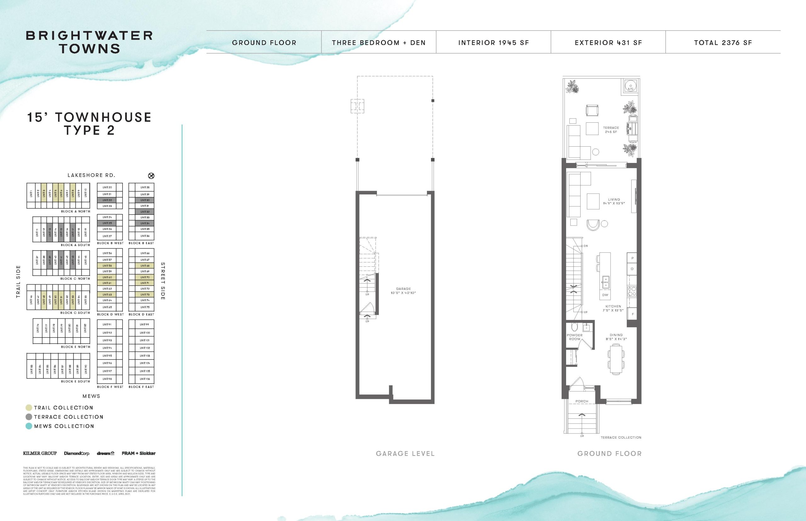 15' Townhouse Type 2 floor plan