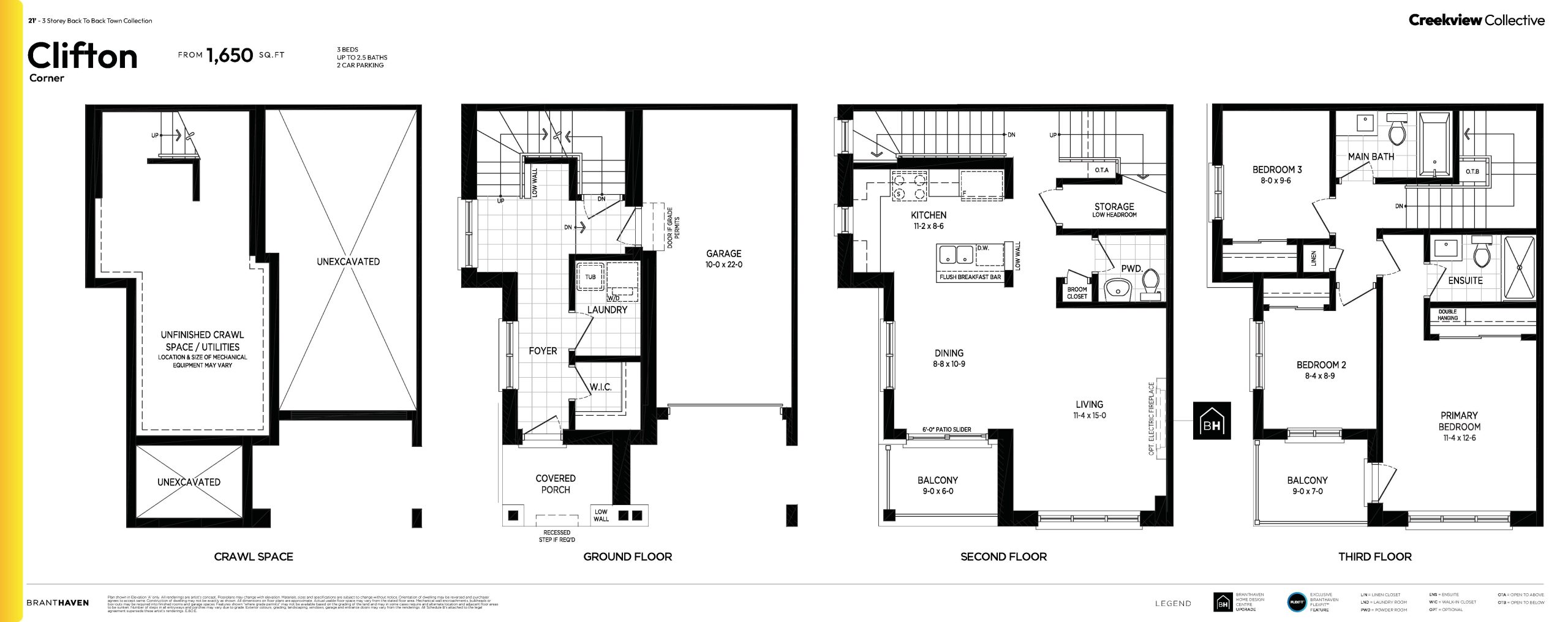 Clifton Corner floor plan