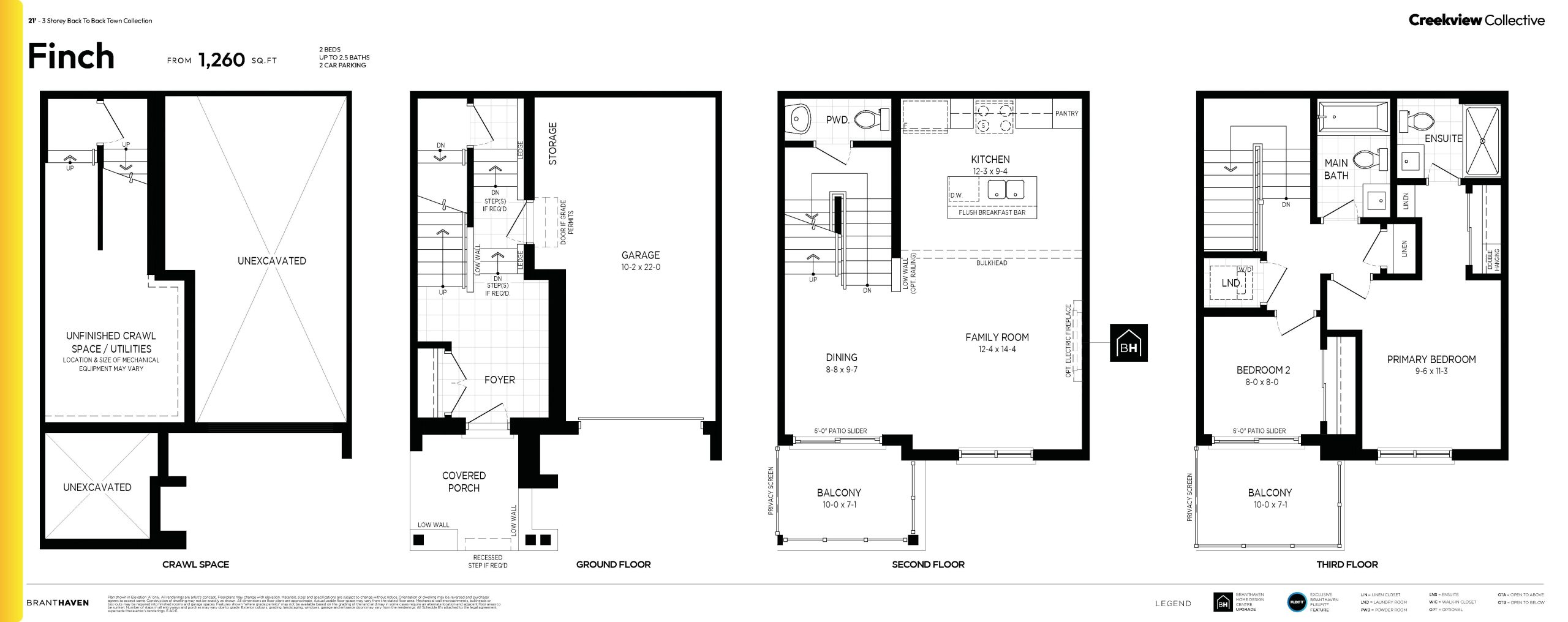 Finch floor plan