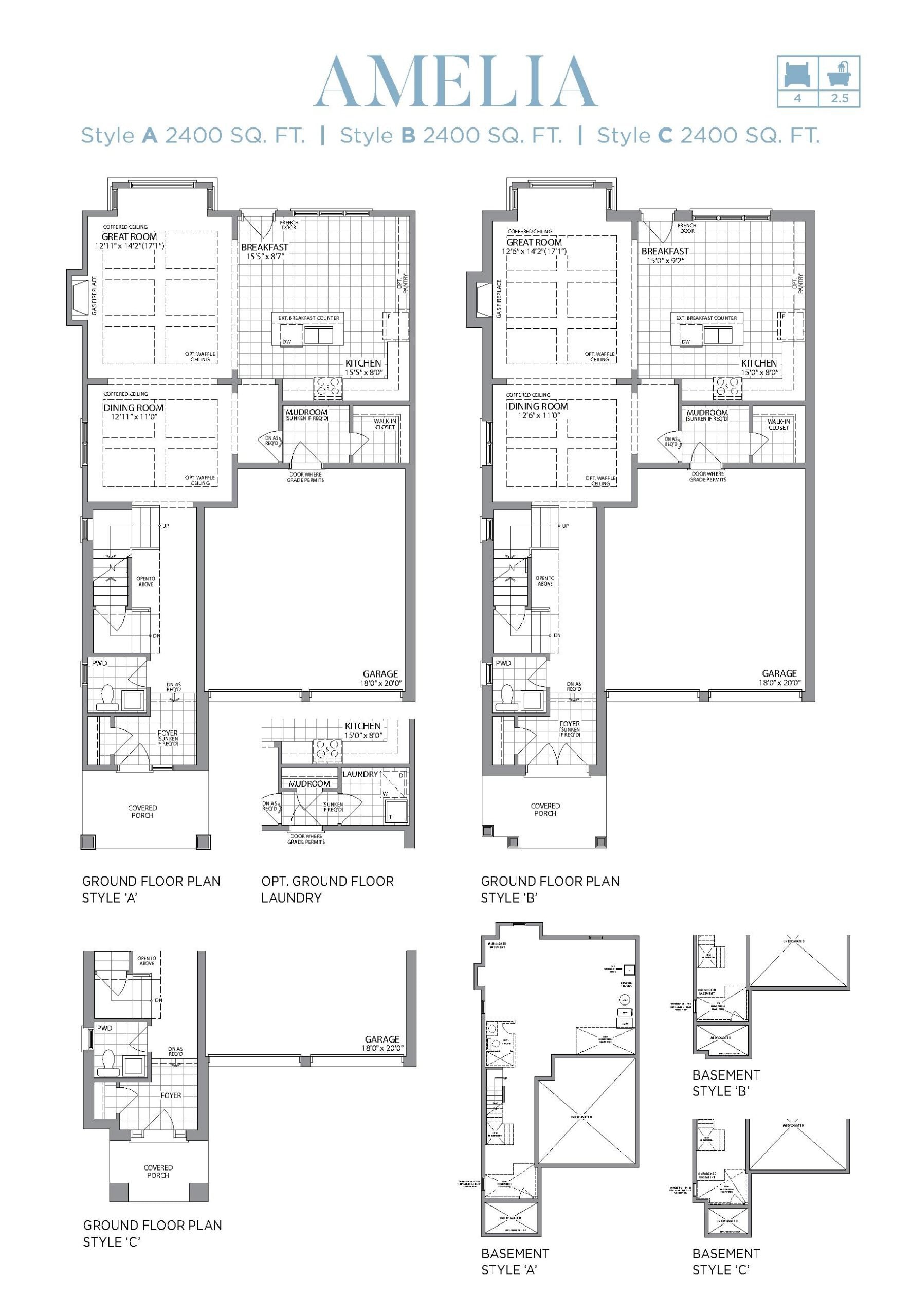 Amelia floor plan