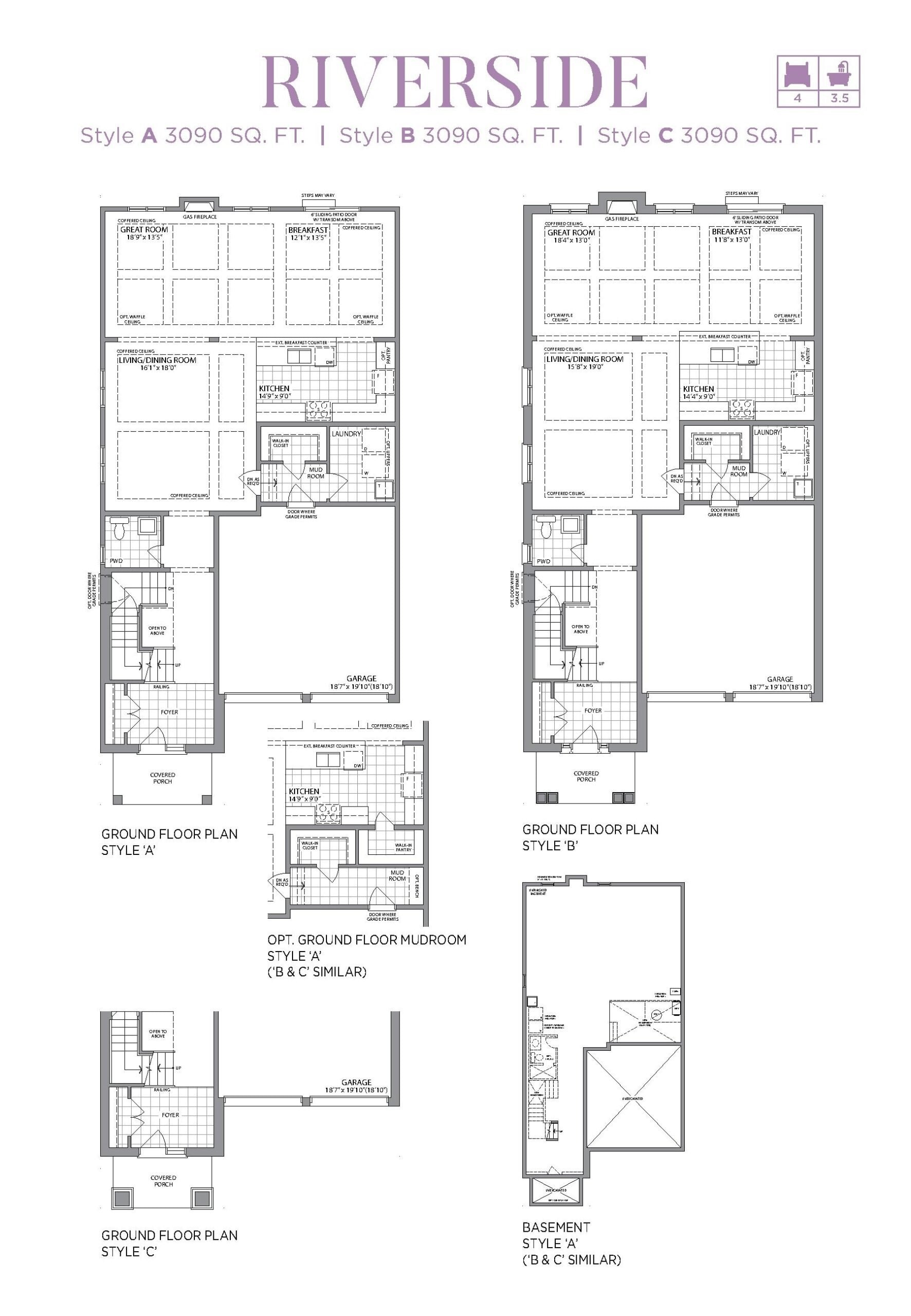 Riverside floor plan