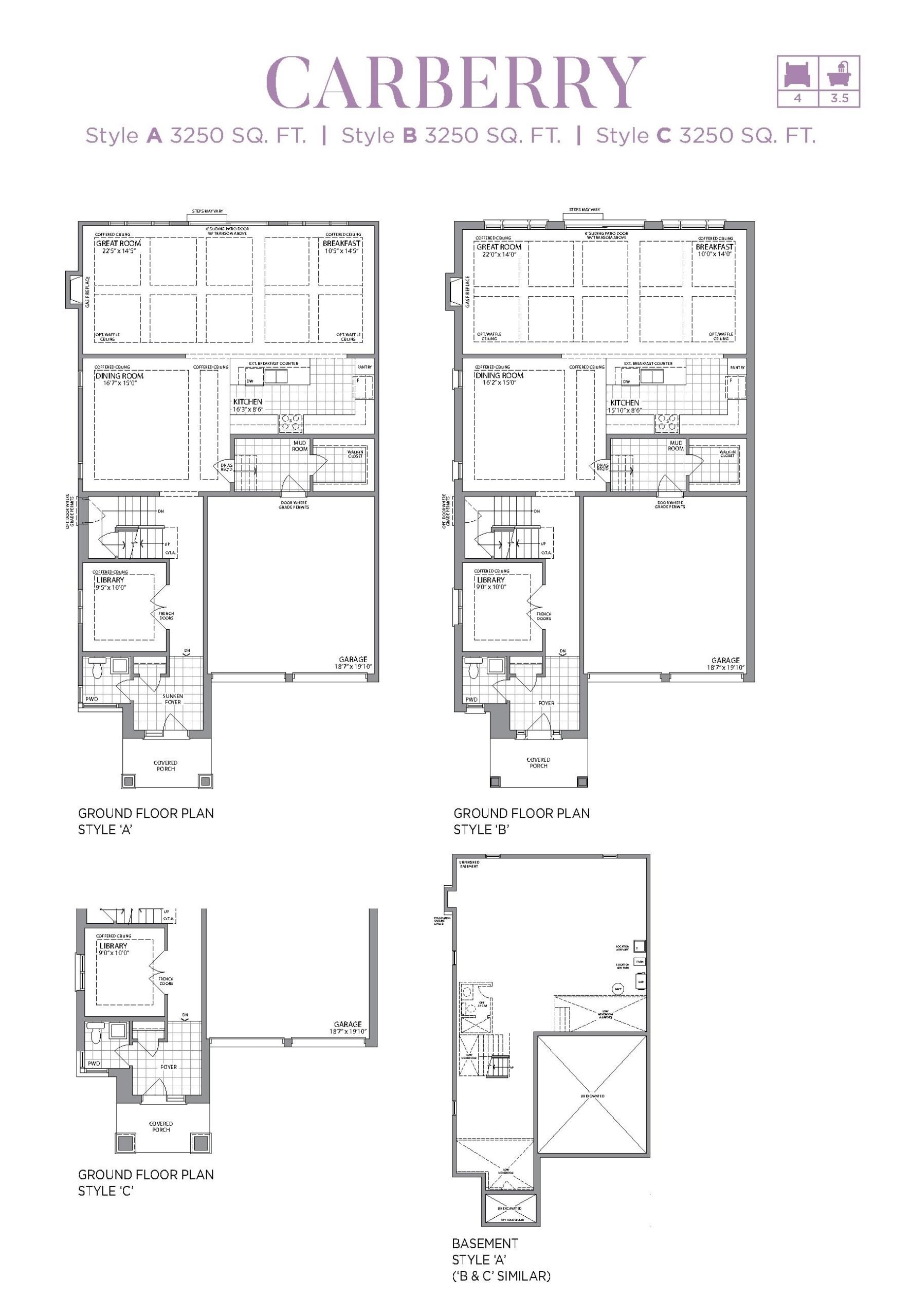 Carberry floor plan