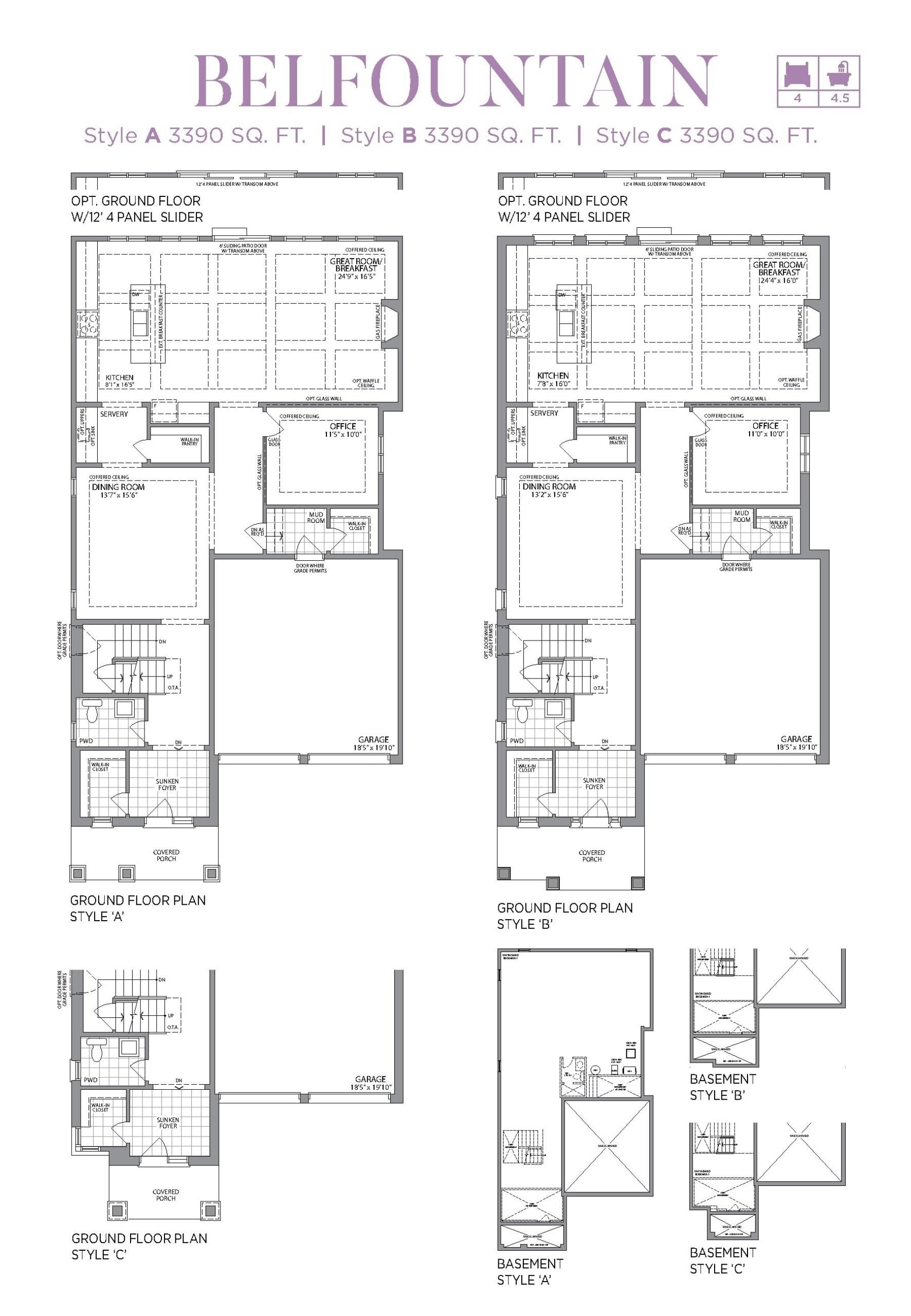 Belfountain floor plan