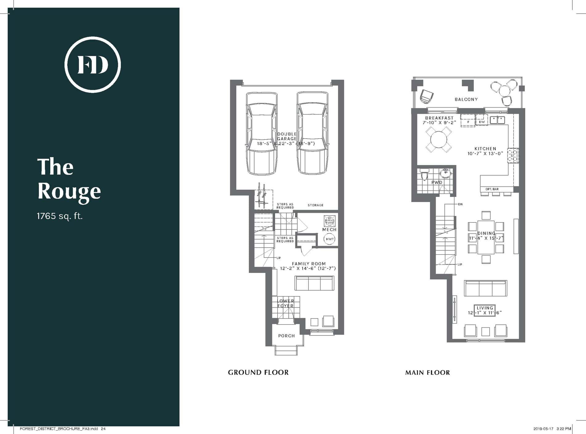 The Rouge floor plan