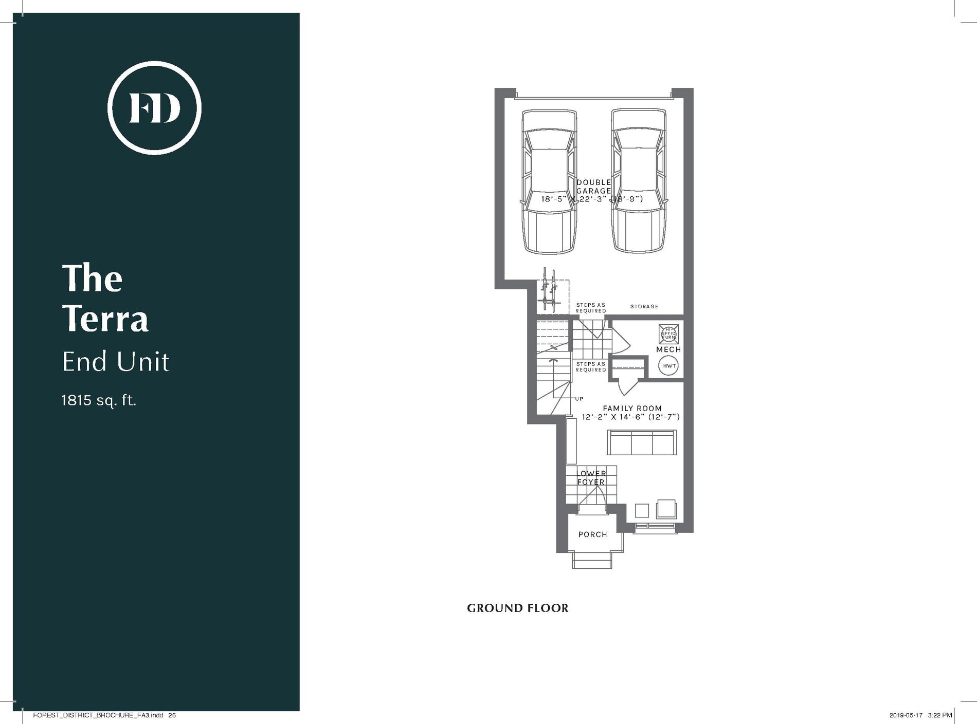 The Terra - End Unit floor plan
