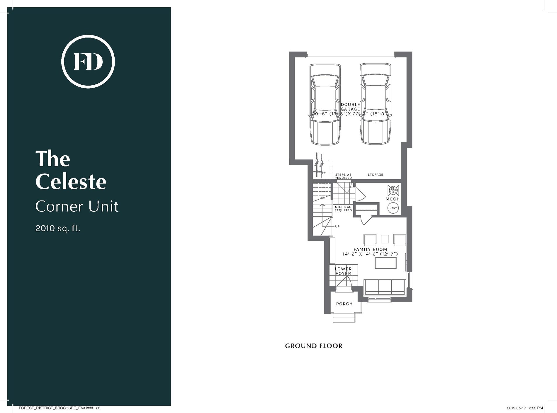 The Celeste - Corner Unit floor plan