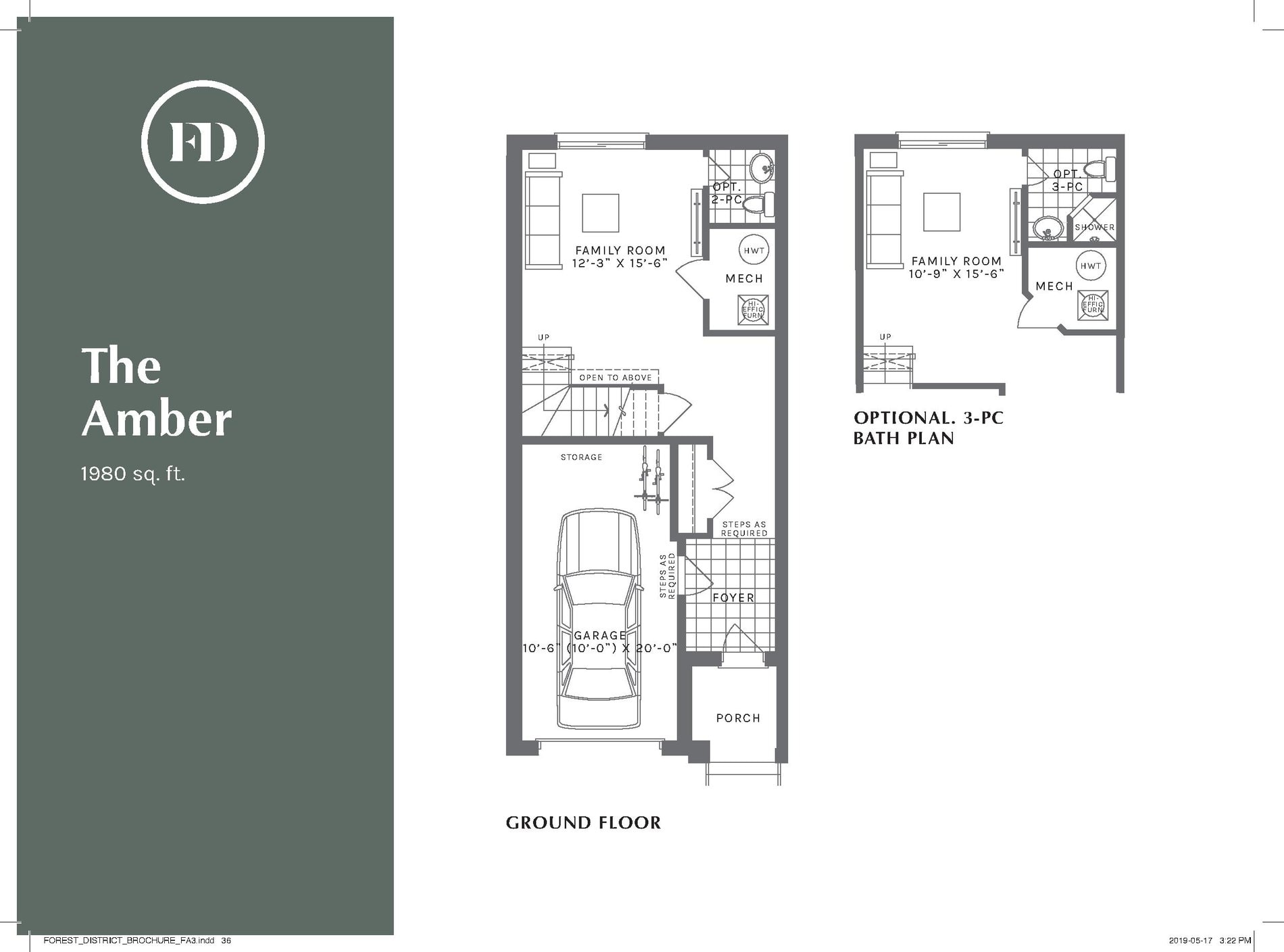 The Amber floor plan
