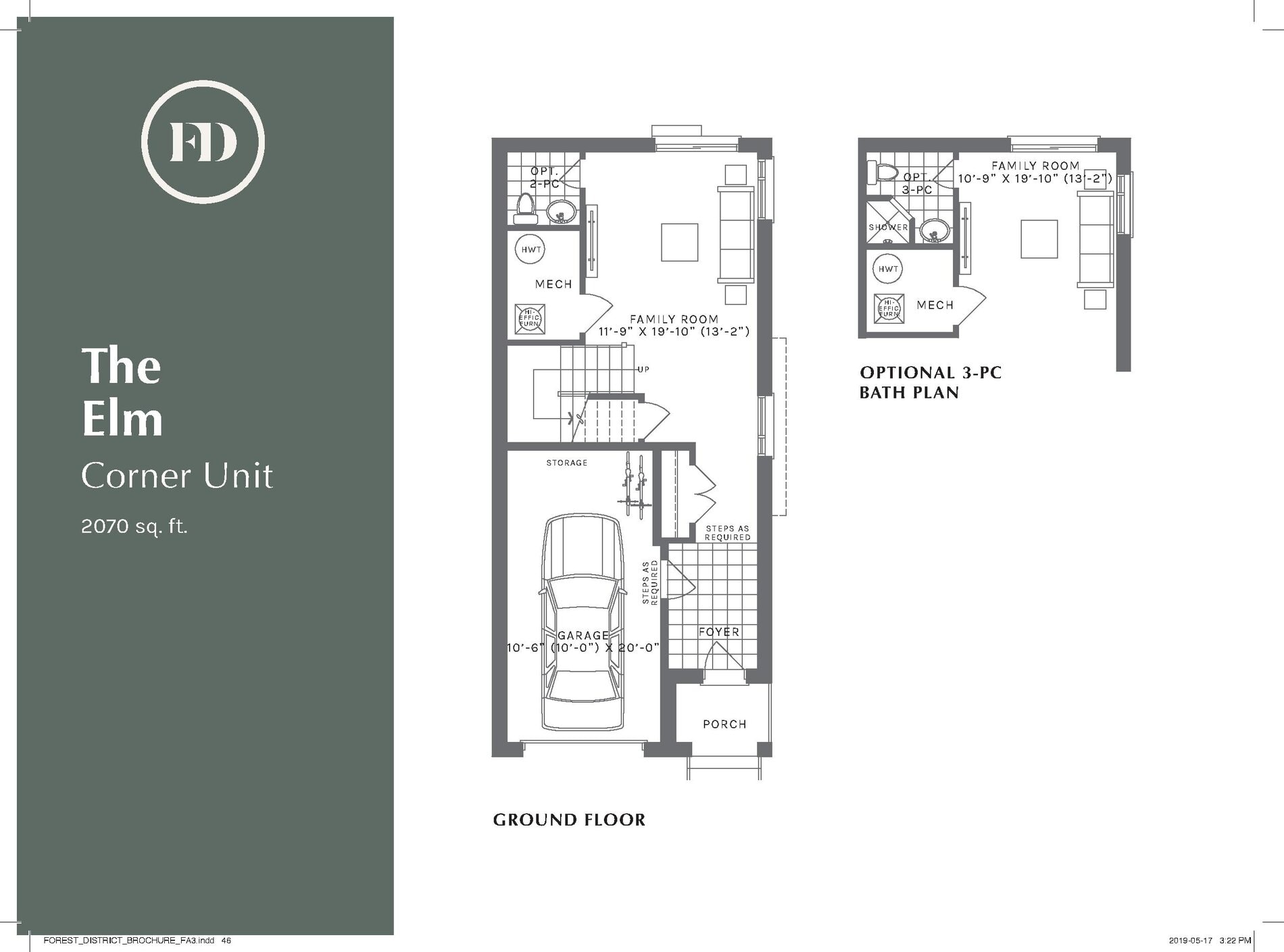 The Elm - Corner Unit floor plan