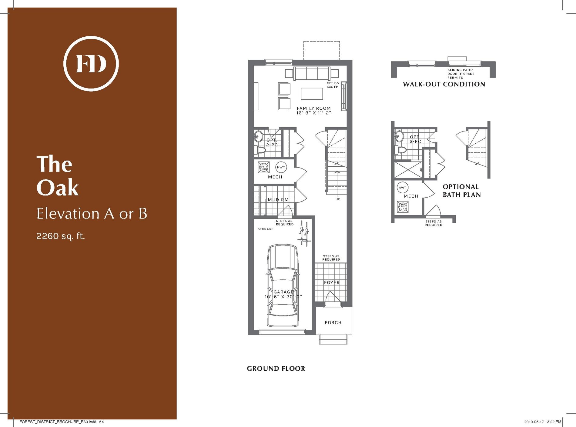 The Oak floor plan