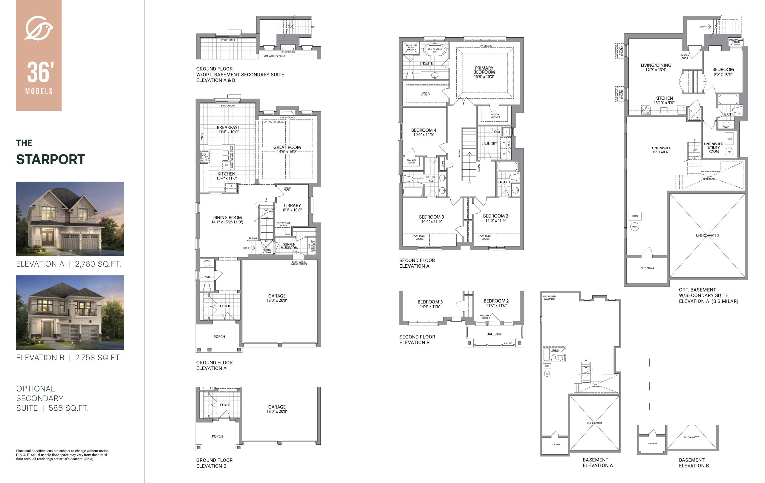 The Starport floor plan