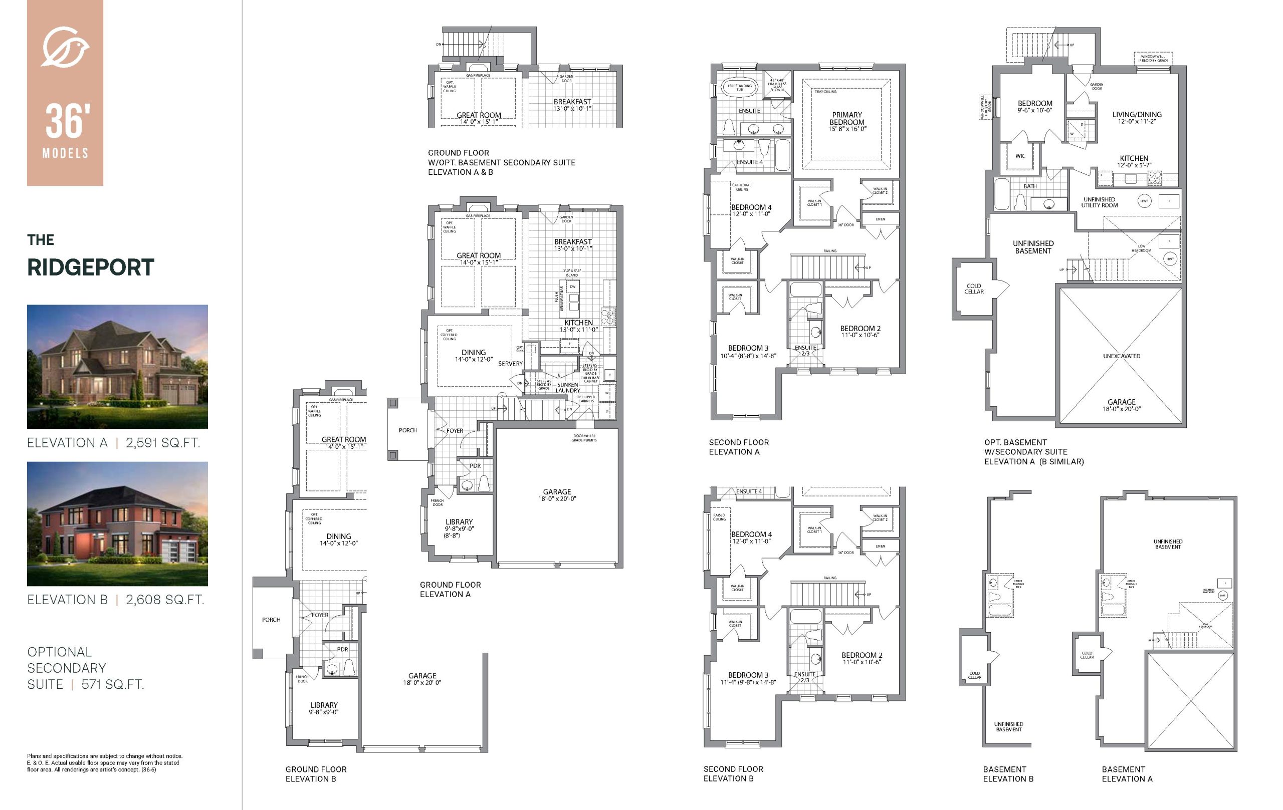 The Ridgeport floor plan