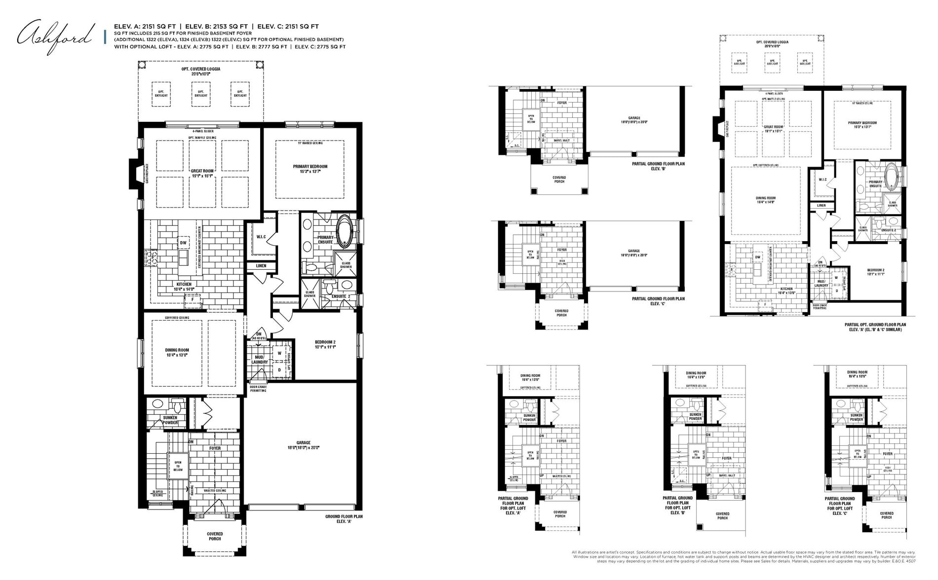 Ashford 45' floor plan