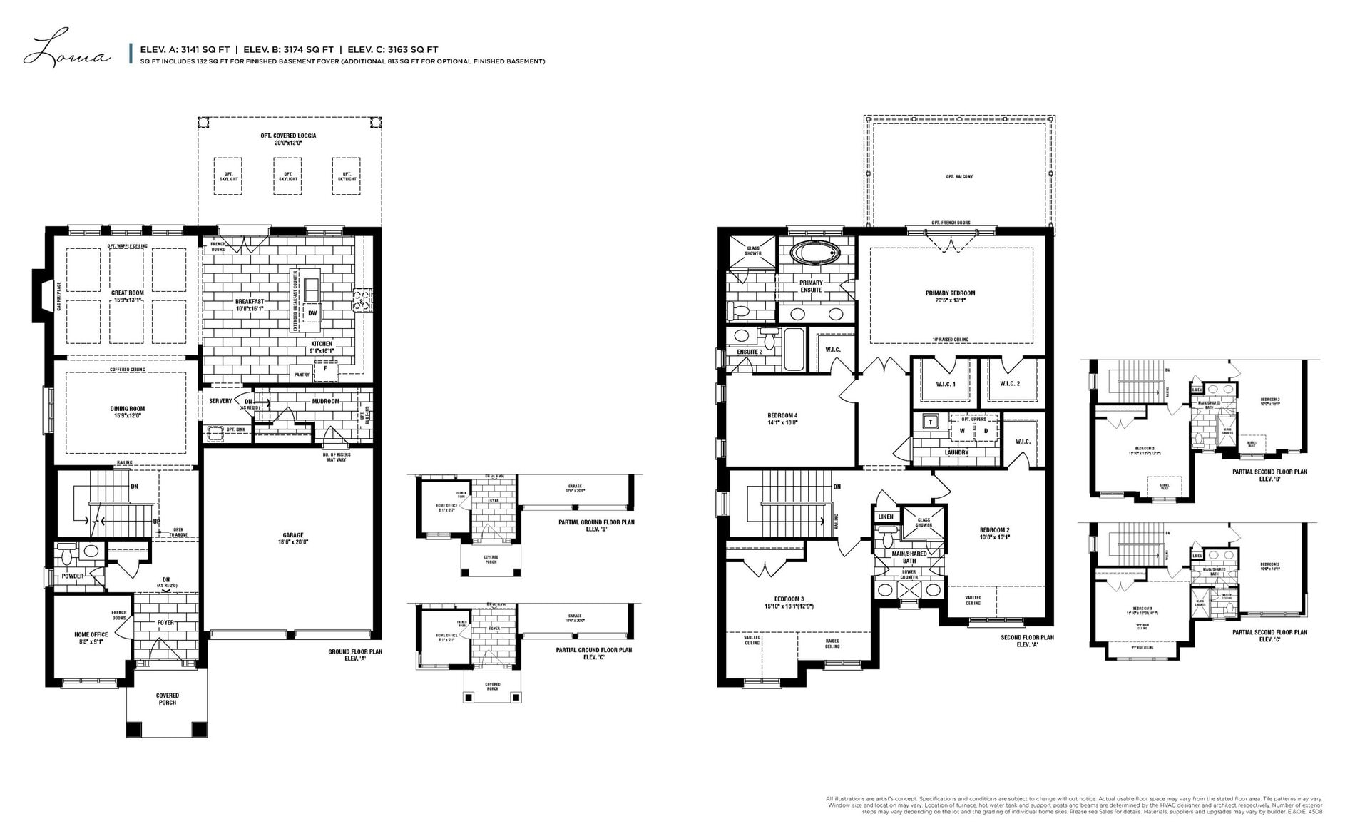 Loma 45' floor plan