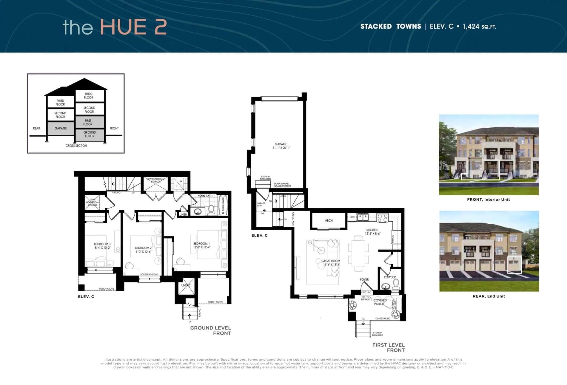 The Hue 2 floor plan